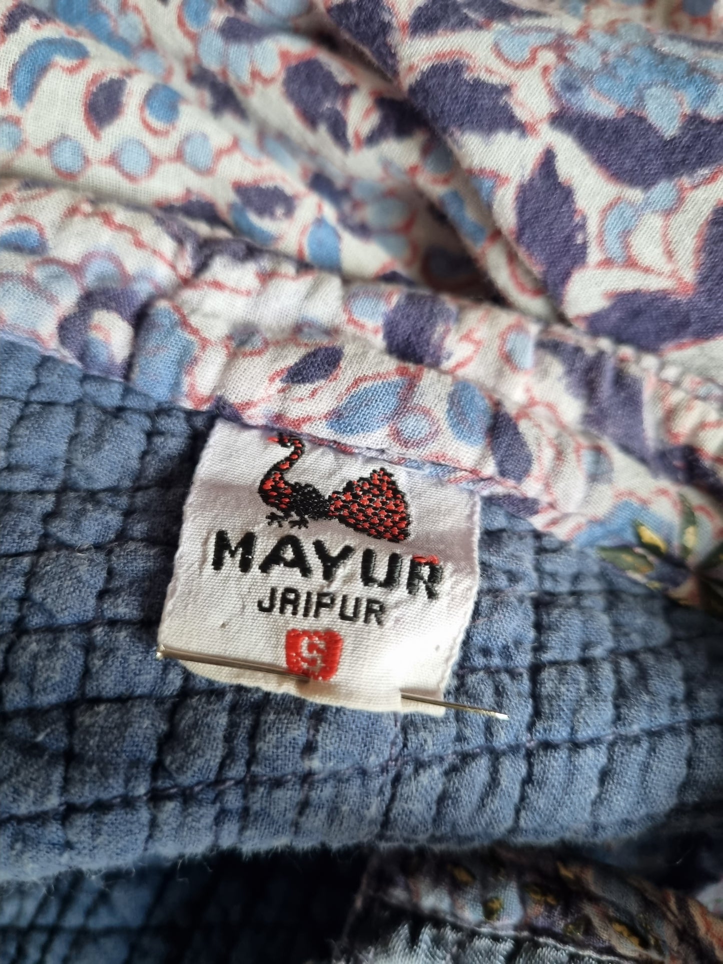 Vintage Mayur Indian cotton dress S