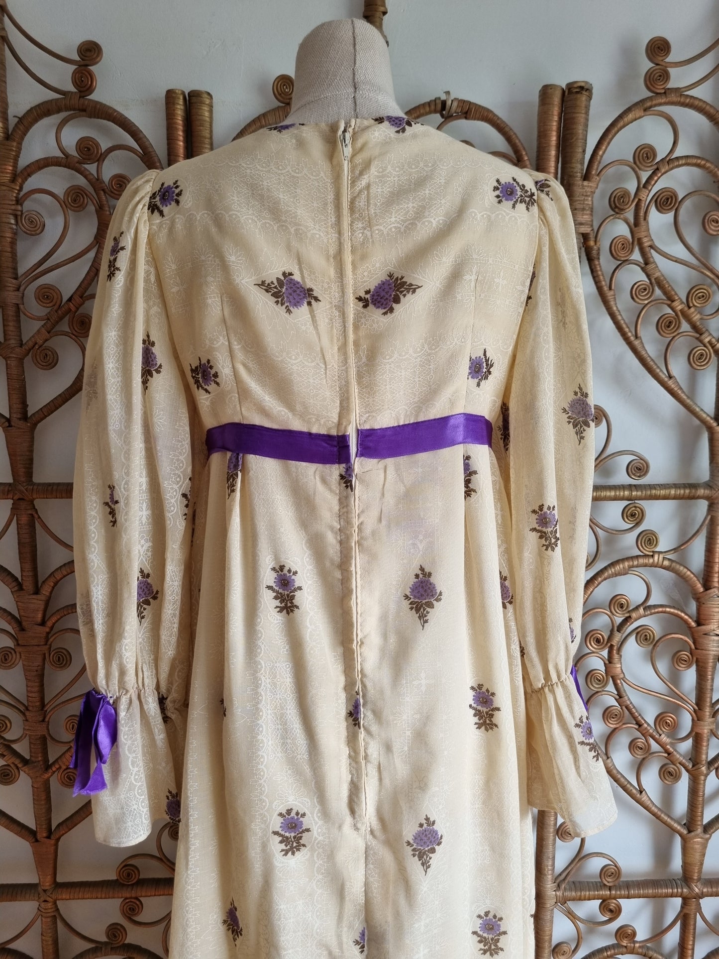 Vintage prairie maxi dress S