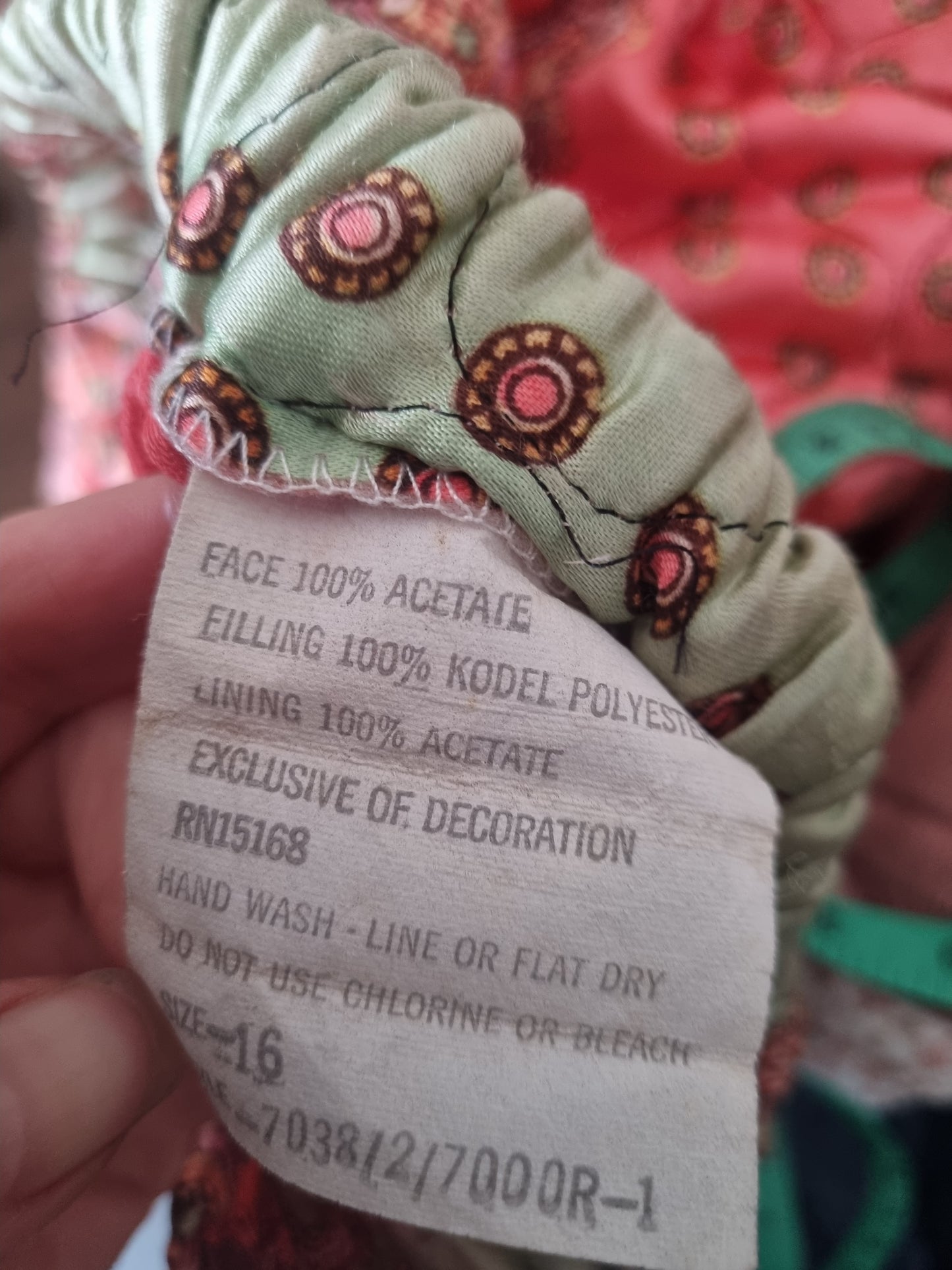 Vintage quilted skirt