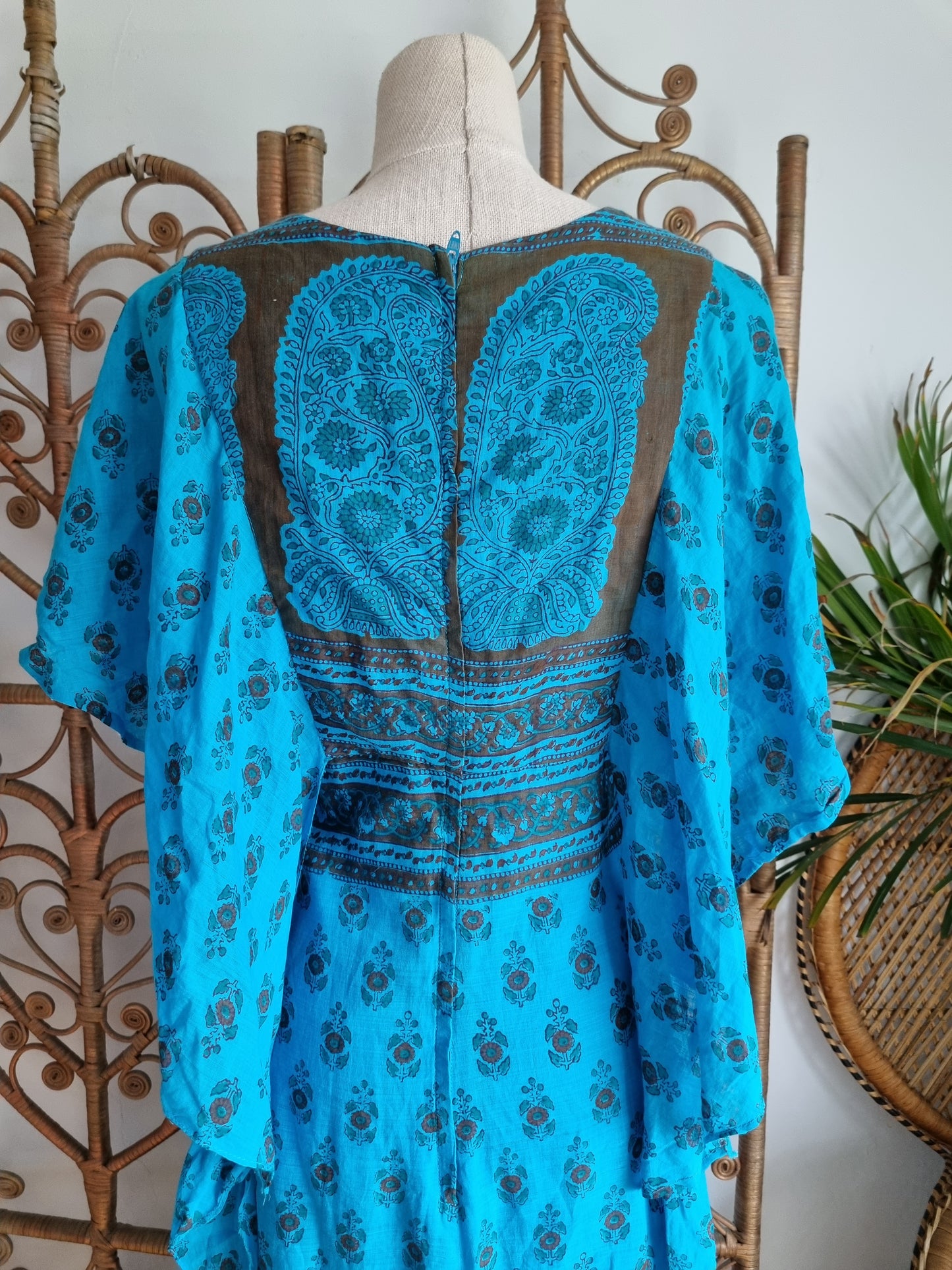 Vintage Indian 70s maxi dress
