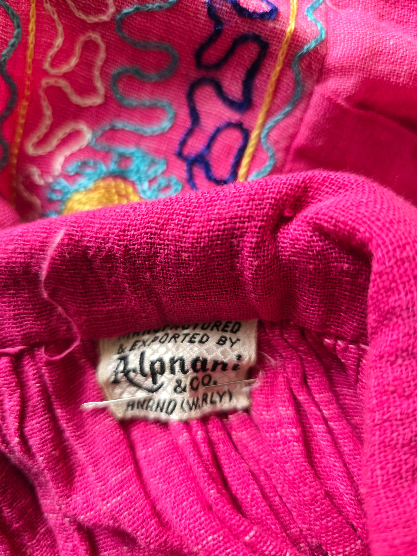 Vintage Alpnani & Co embroidered dress