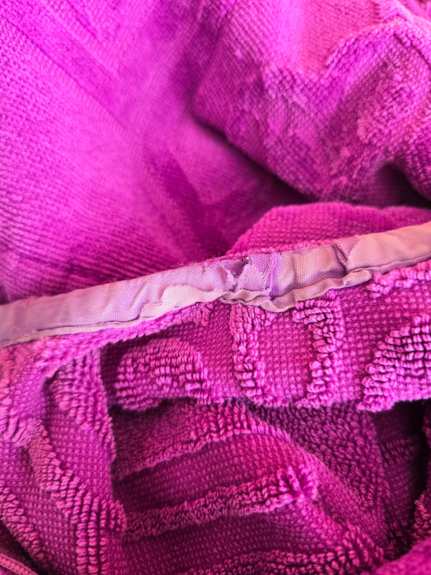 Vintage towelling kaftan dress