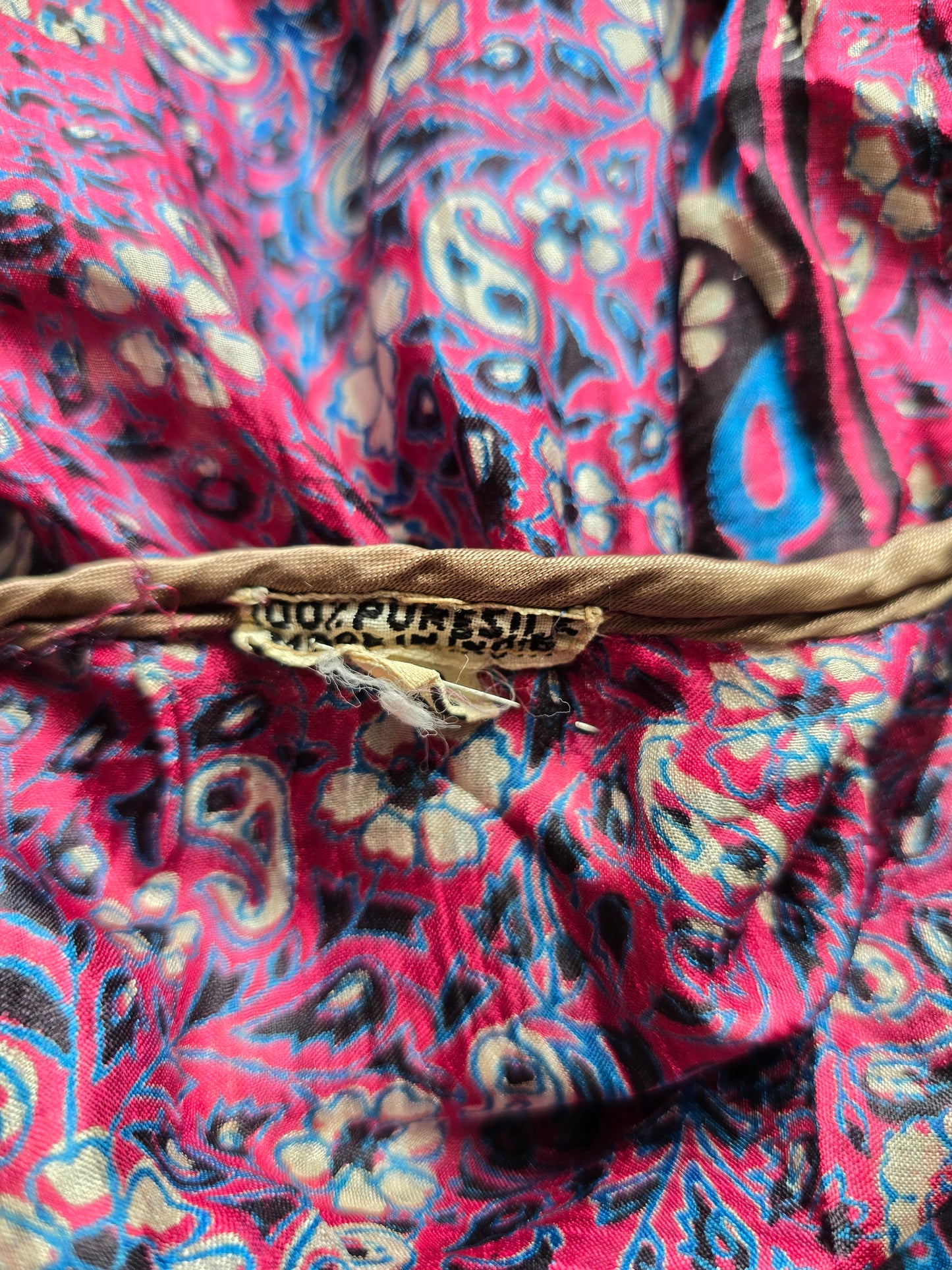 Vintage silk Indian dress