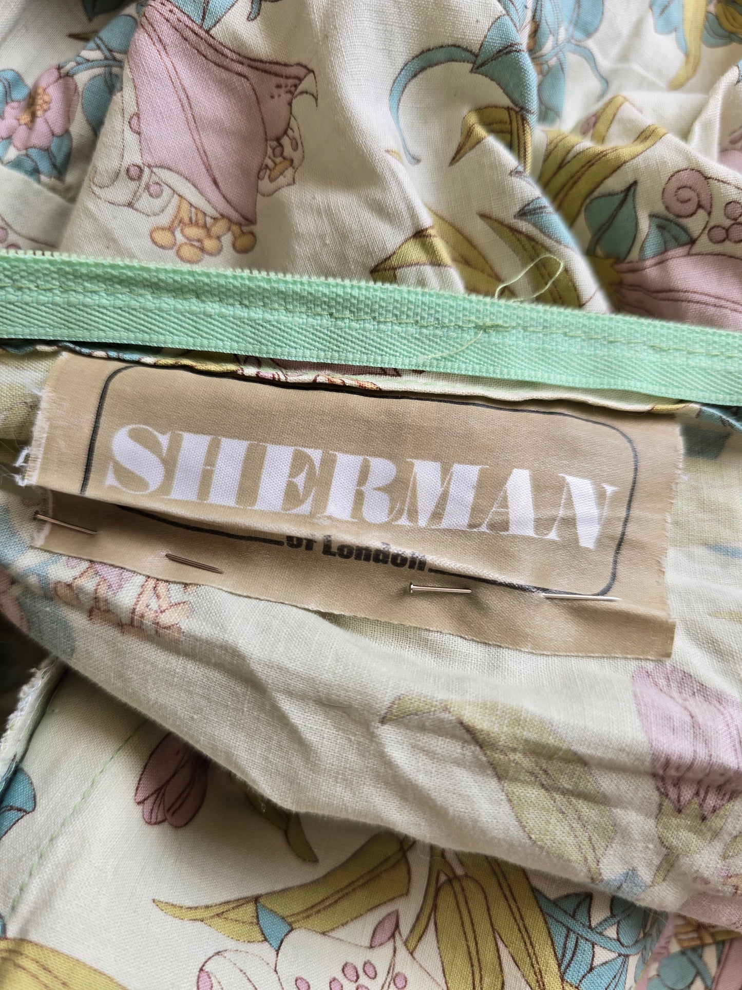 Vintage 70s Samuel Sherman maxi dress