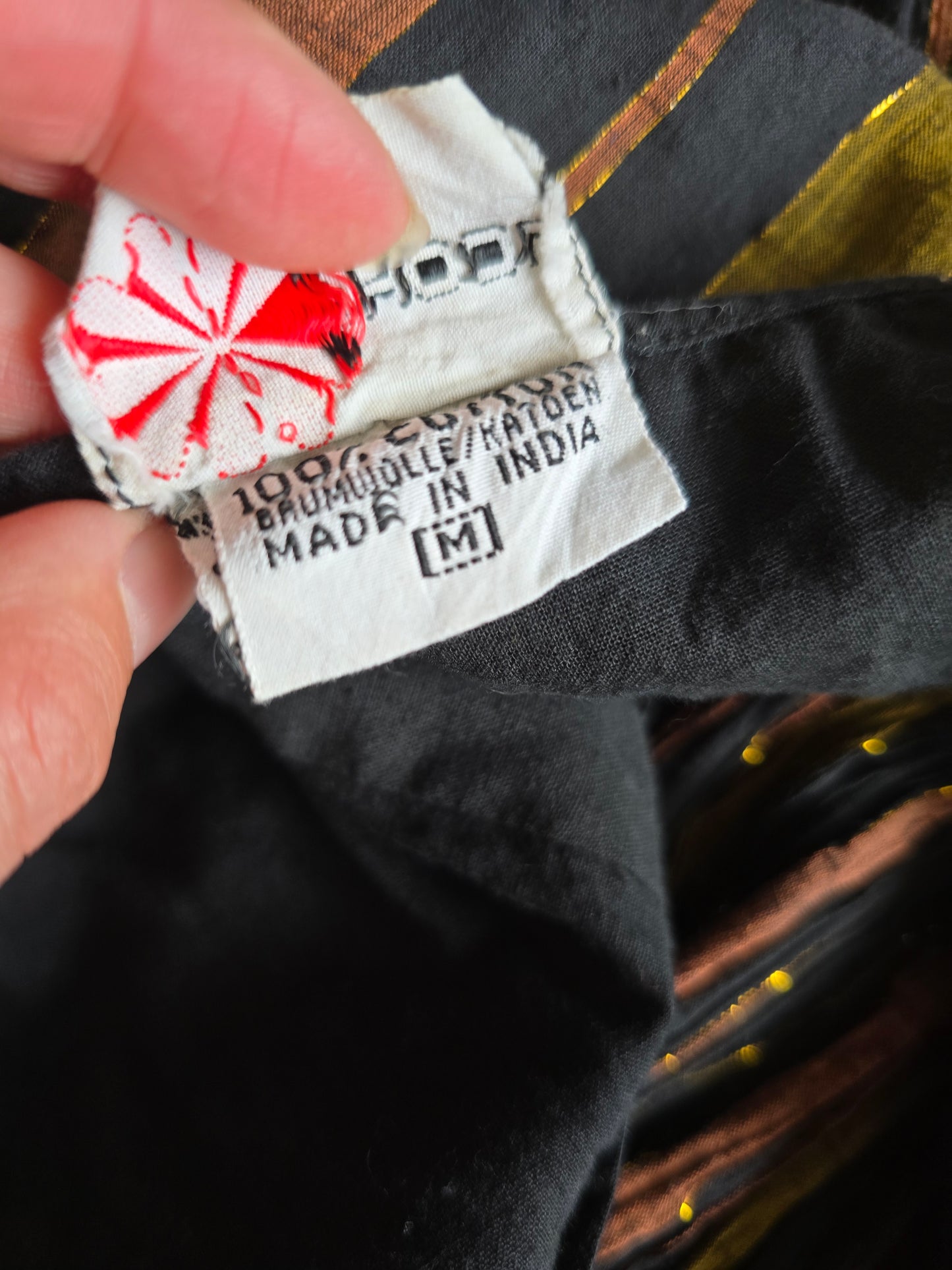 Vintage phool sweetheart Indian dress