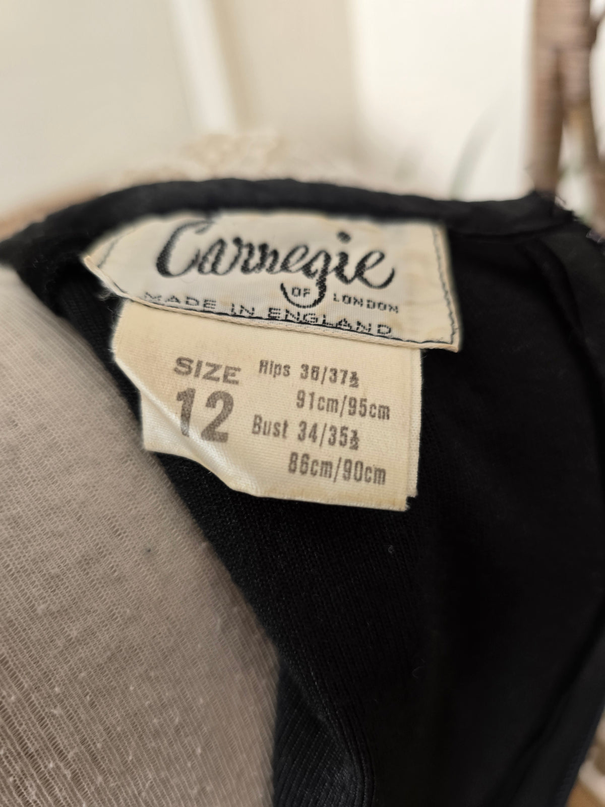 Vintage velvet lace collar dress