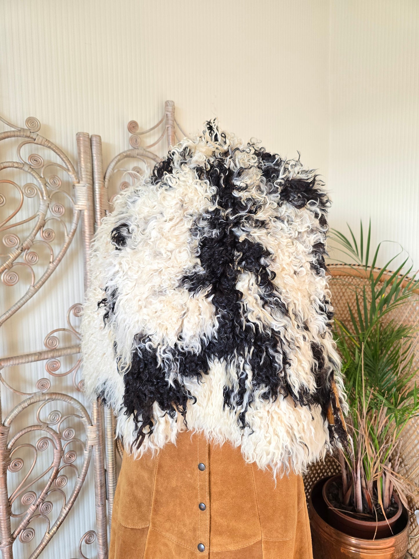 Vintage embroidered afghan waistcoat