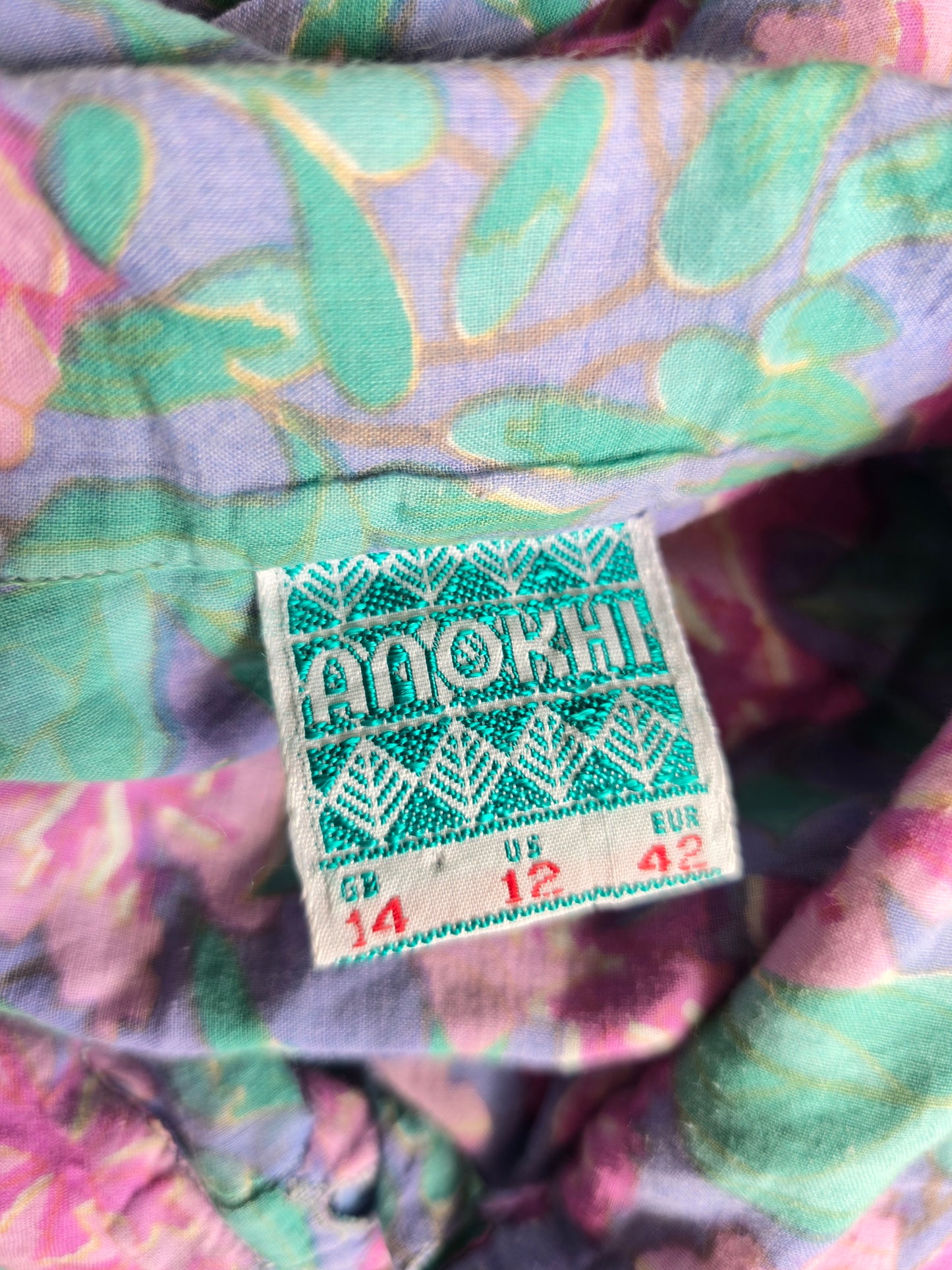 Vintage Anokhi Indian dress