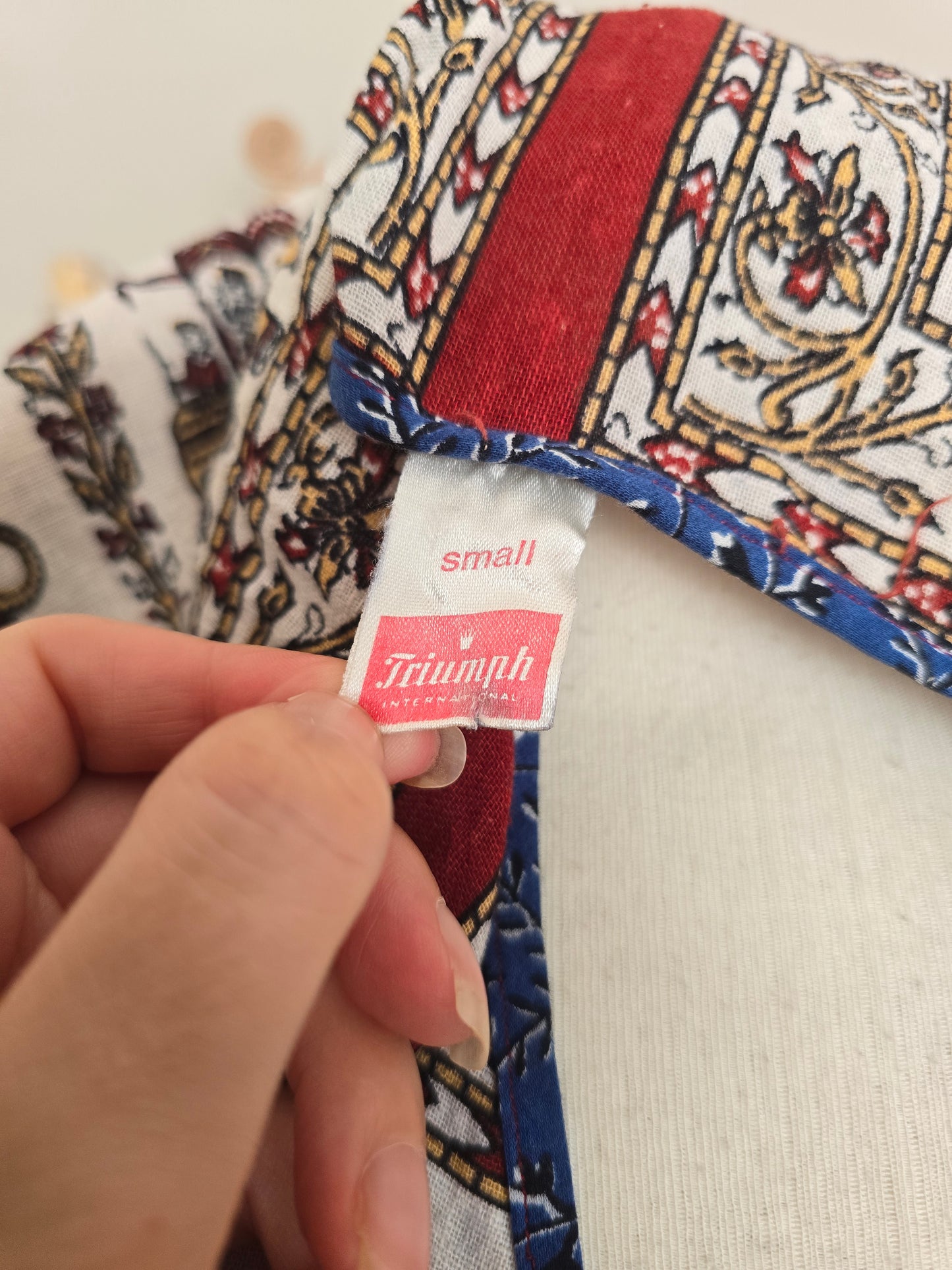 Vintage indian cotton kaftan dress