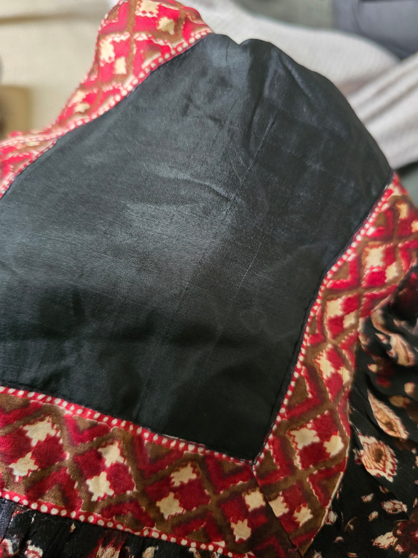 Vintage Ritu kumar for Monsoon silk Indian dress