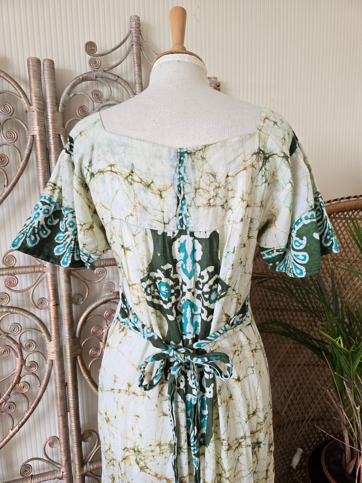 Vintage Batik print dress