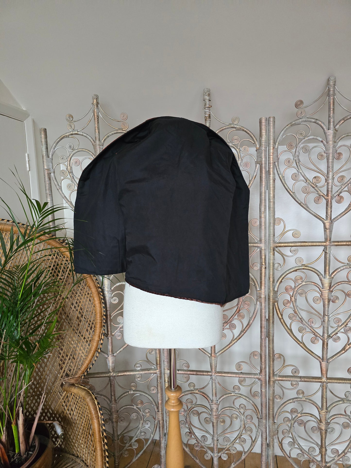 Vintage velvet embroidered waistcoat