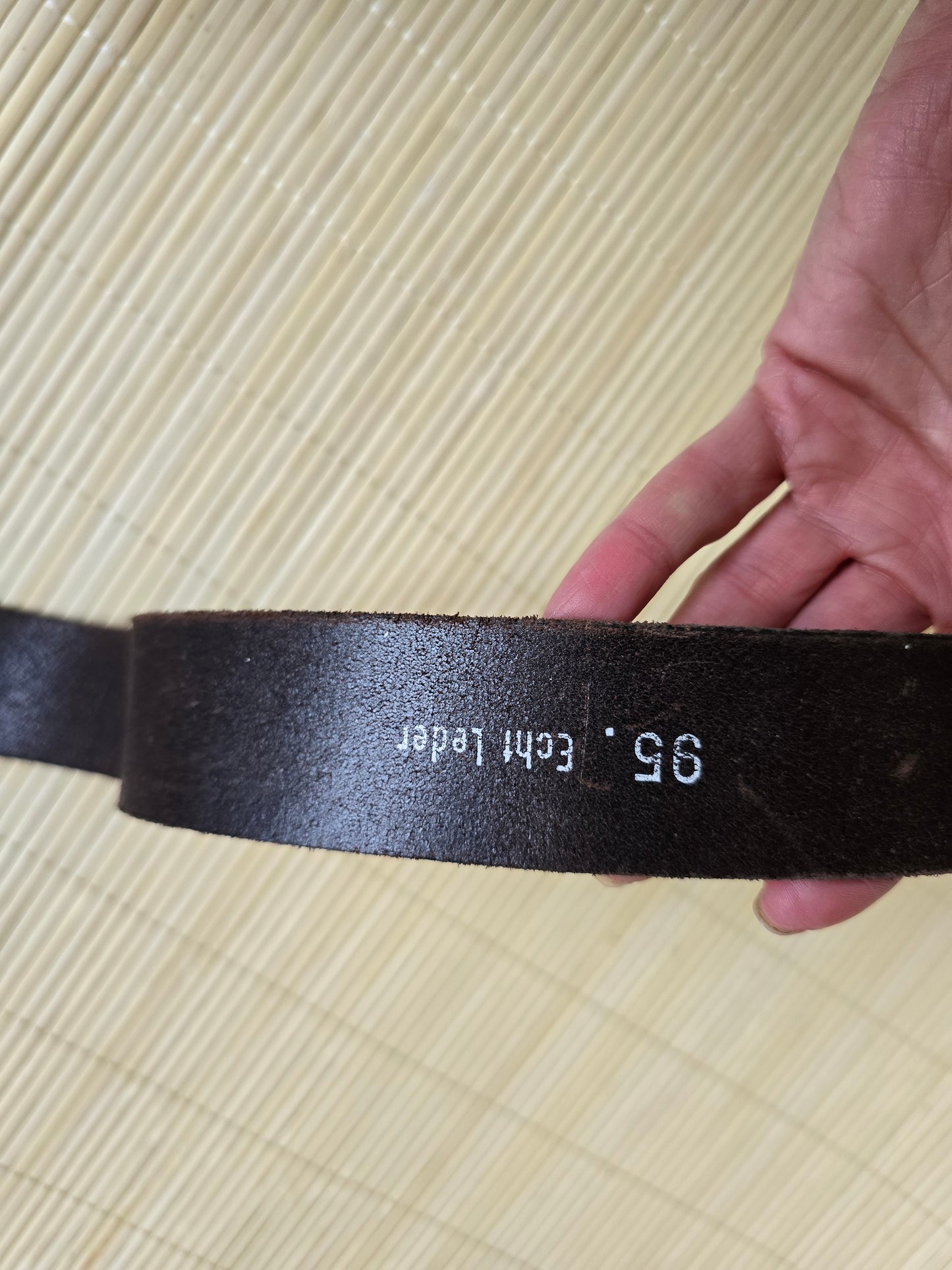 Vintage flower leather waist belt