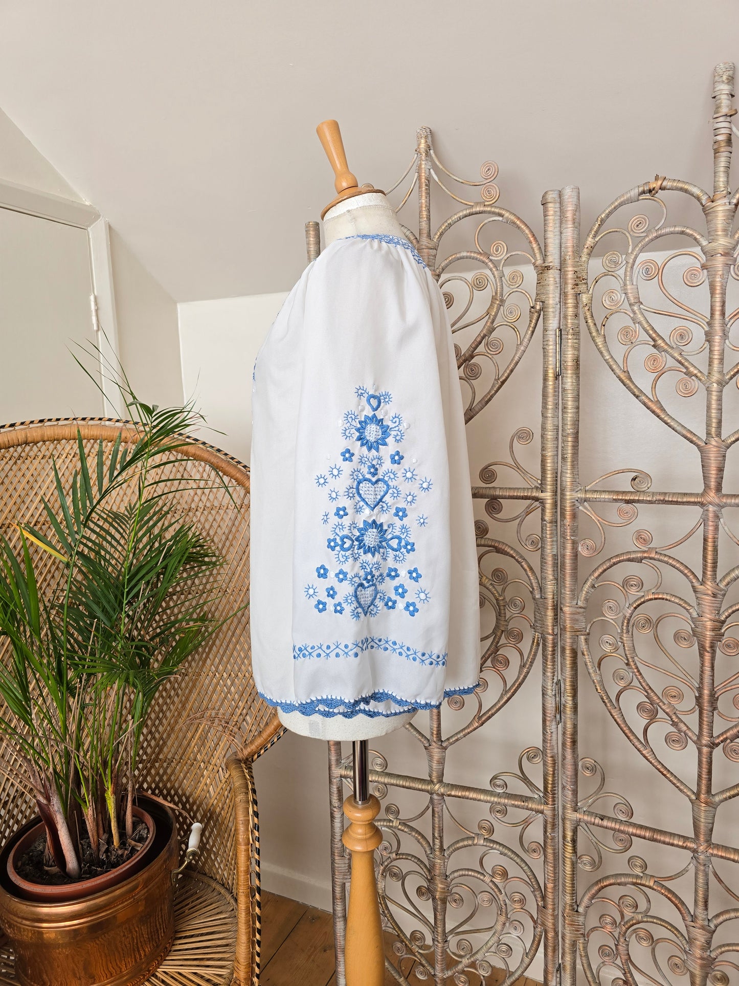 Vintage embroidered blouse