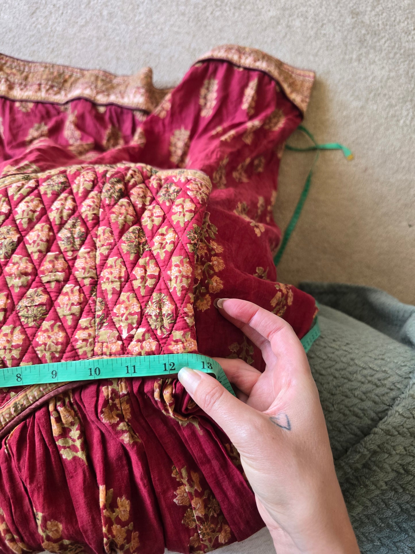 Vintage Anokhi indian 70s maxi dress