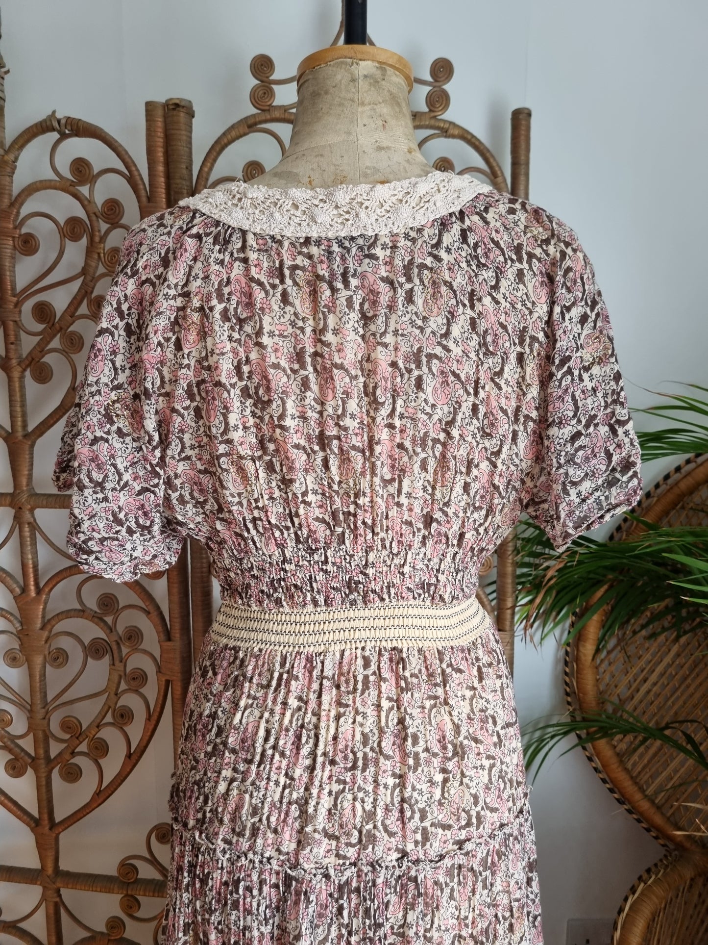 Vintage Indian maxi dress