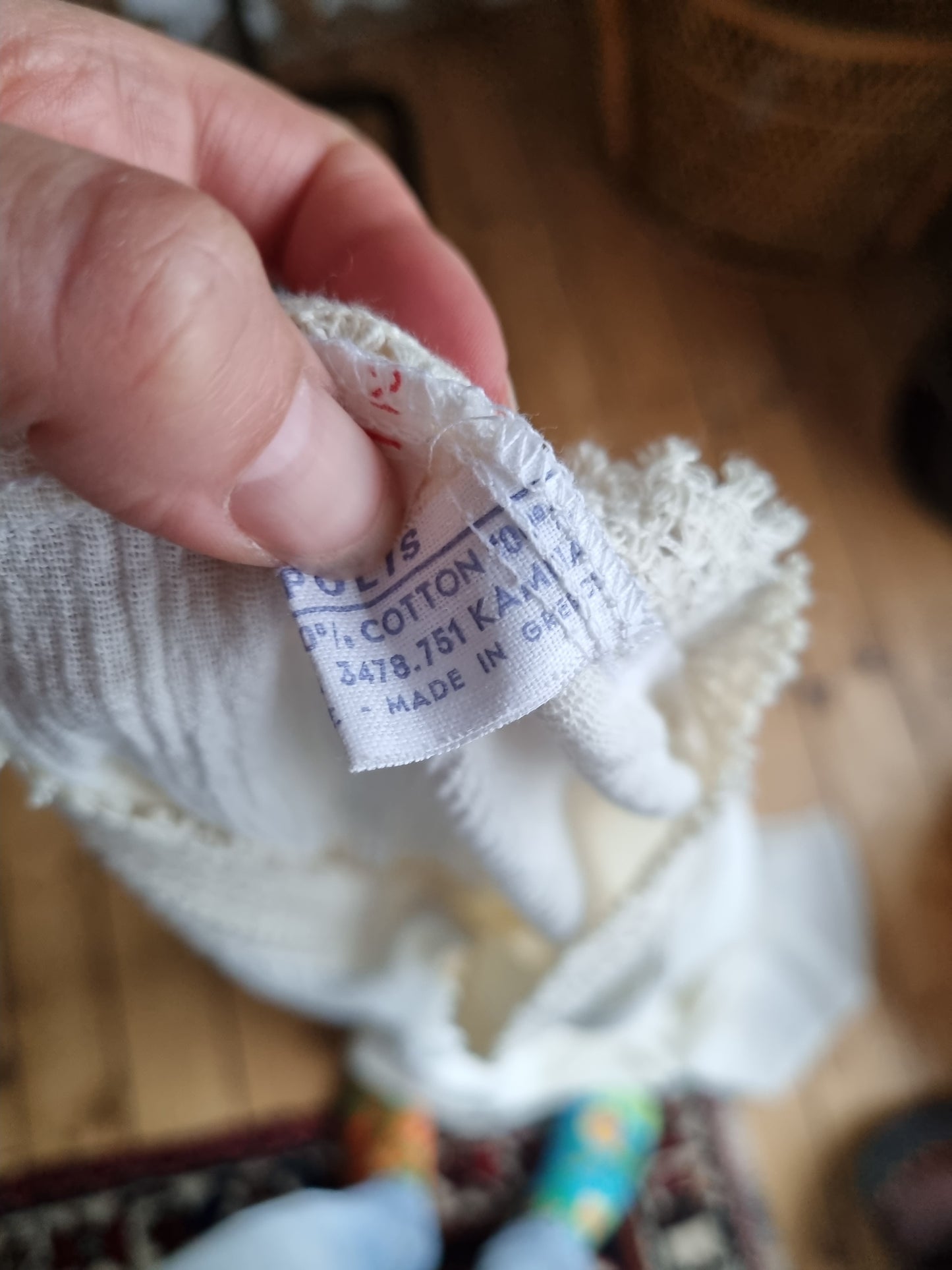 Vintage cheesecloth cape kaftan dress