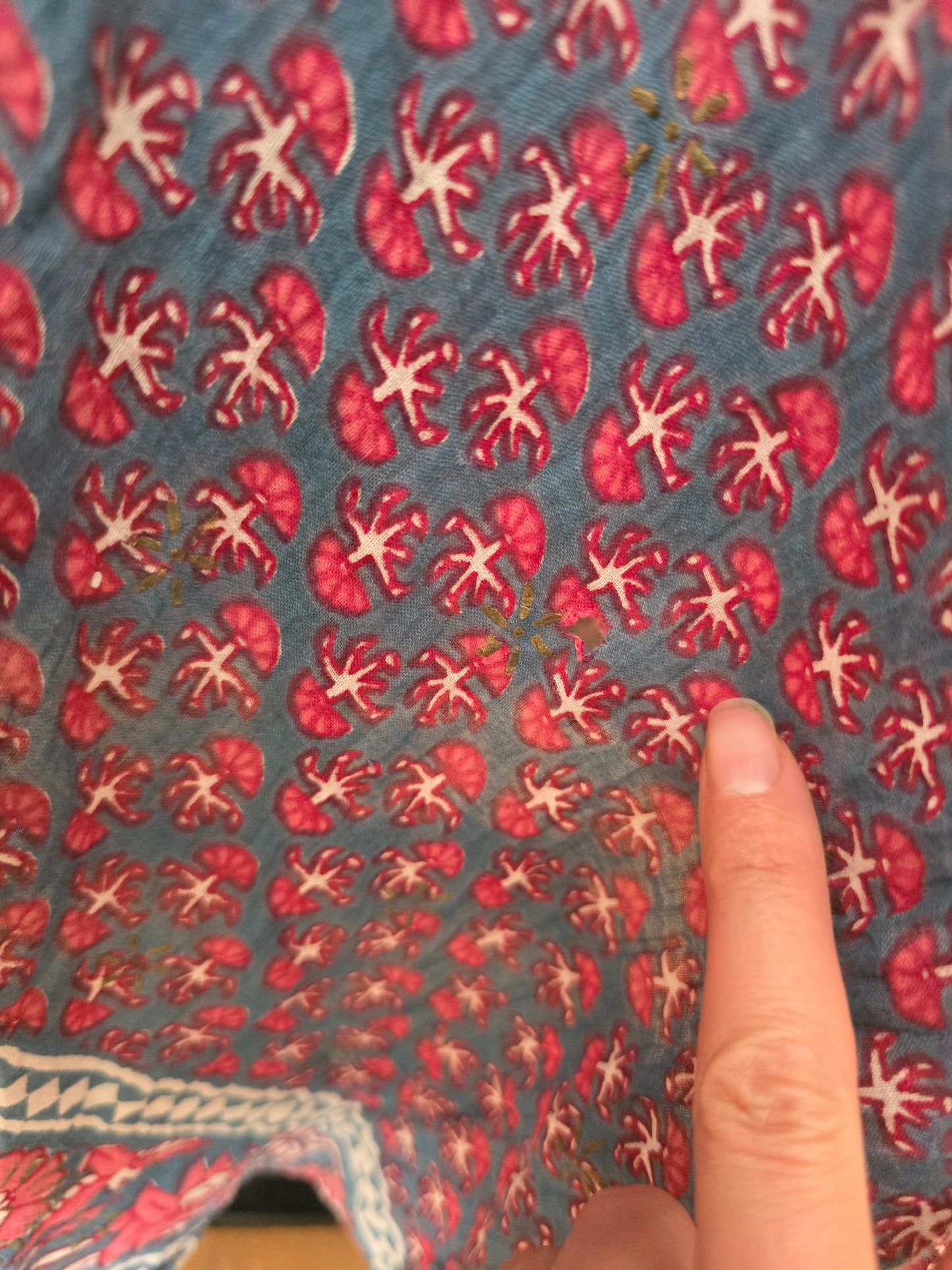 Vintage Adini Indian maxi dress