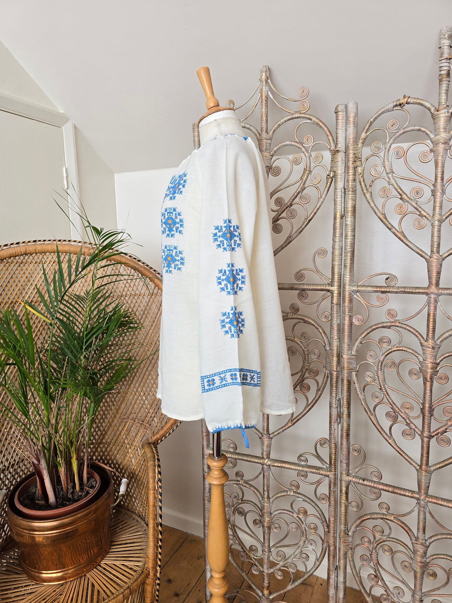 Vintage embroidered blouse