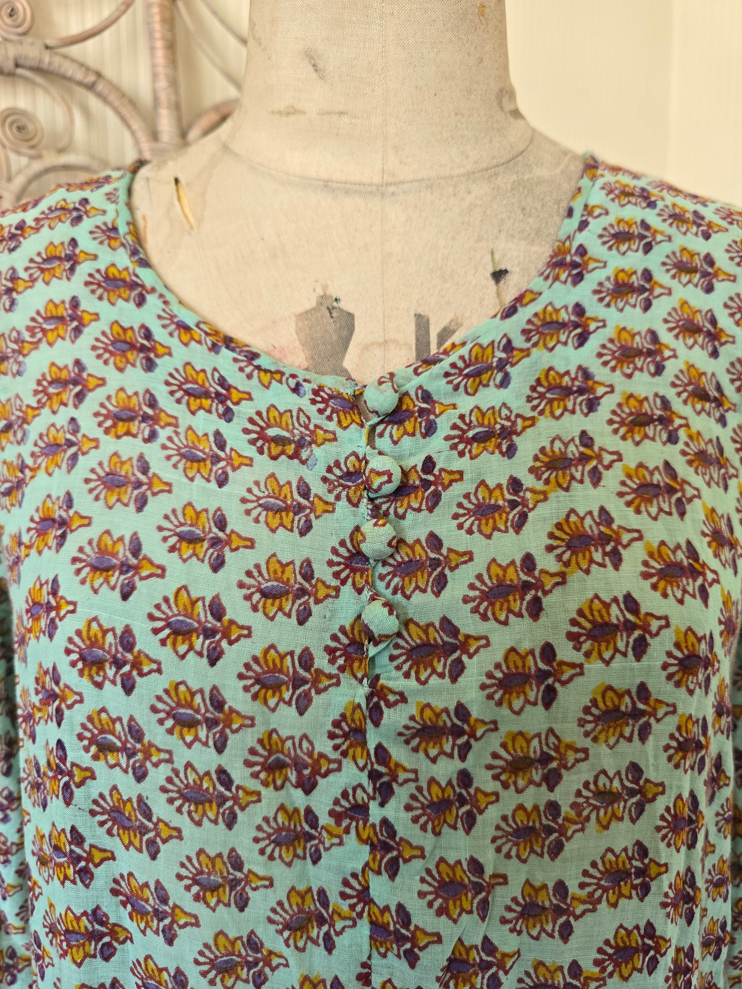 Vintage indian maxi dress