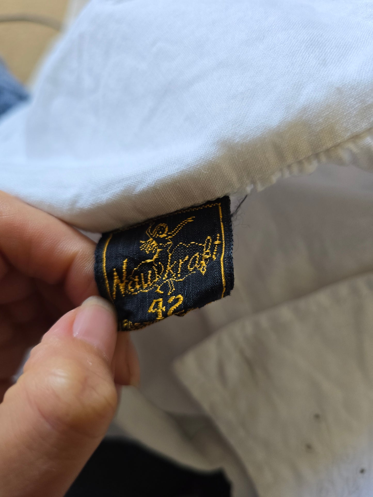 Vintage white cotton jumpsuit