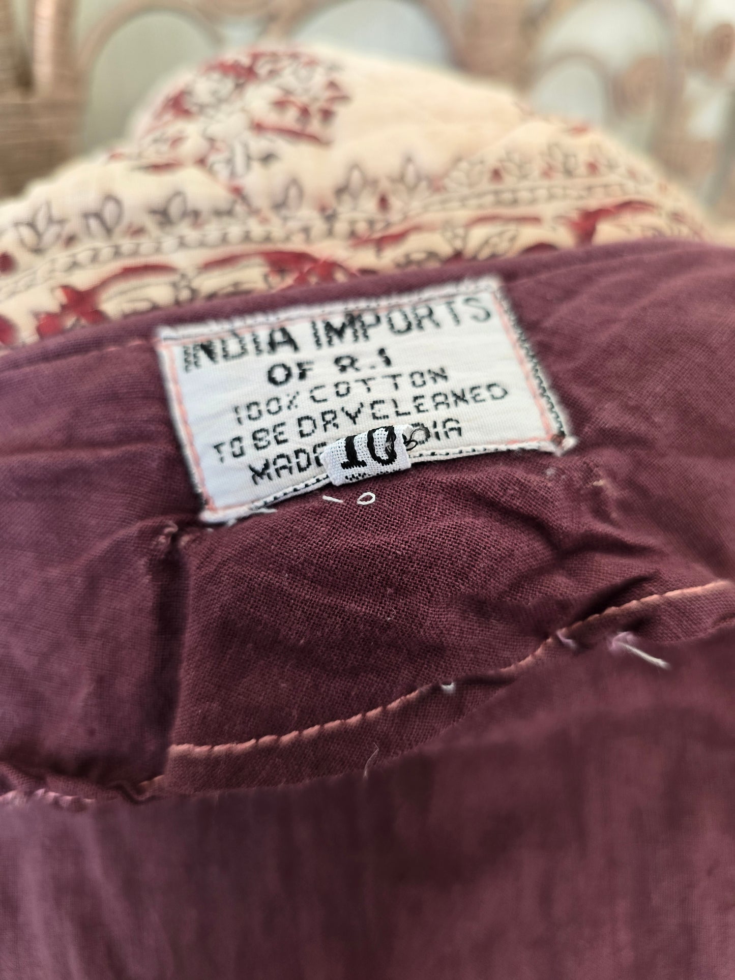 Vintage india imports of rhode island Indian jacket
