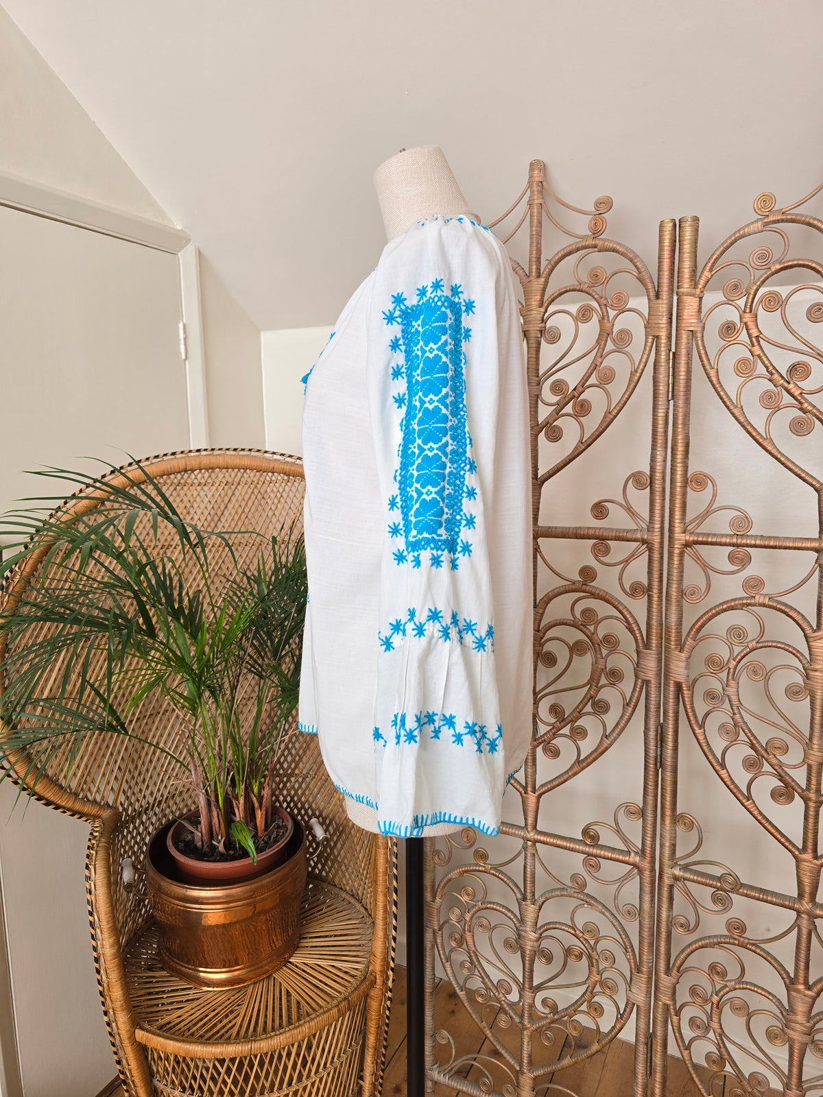 Vintage embroidered blouse