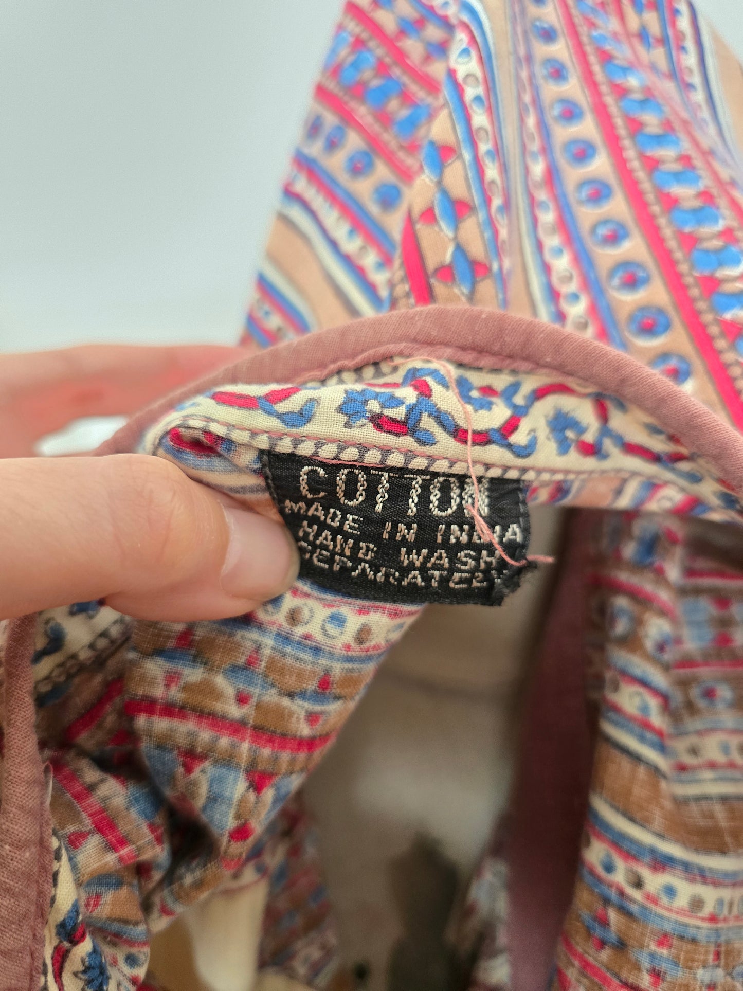 Vintage Indian cotton dress