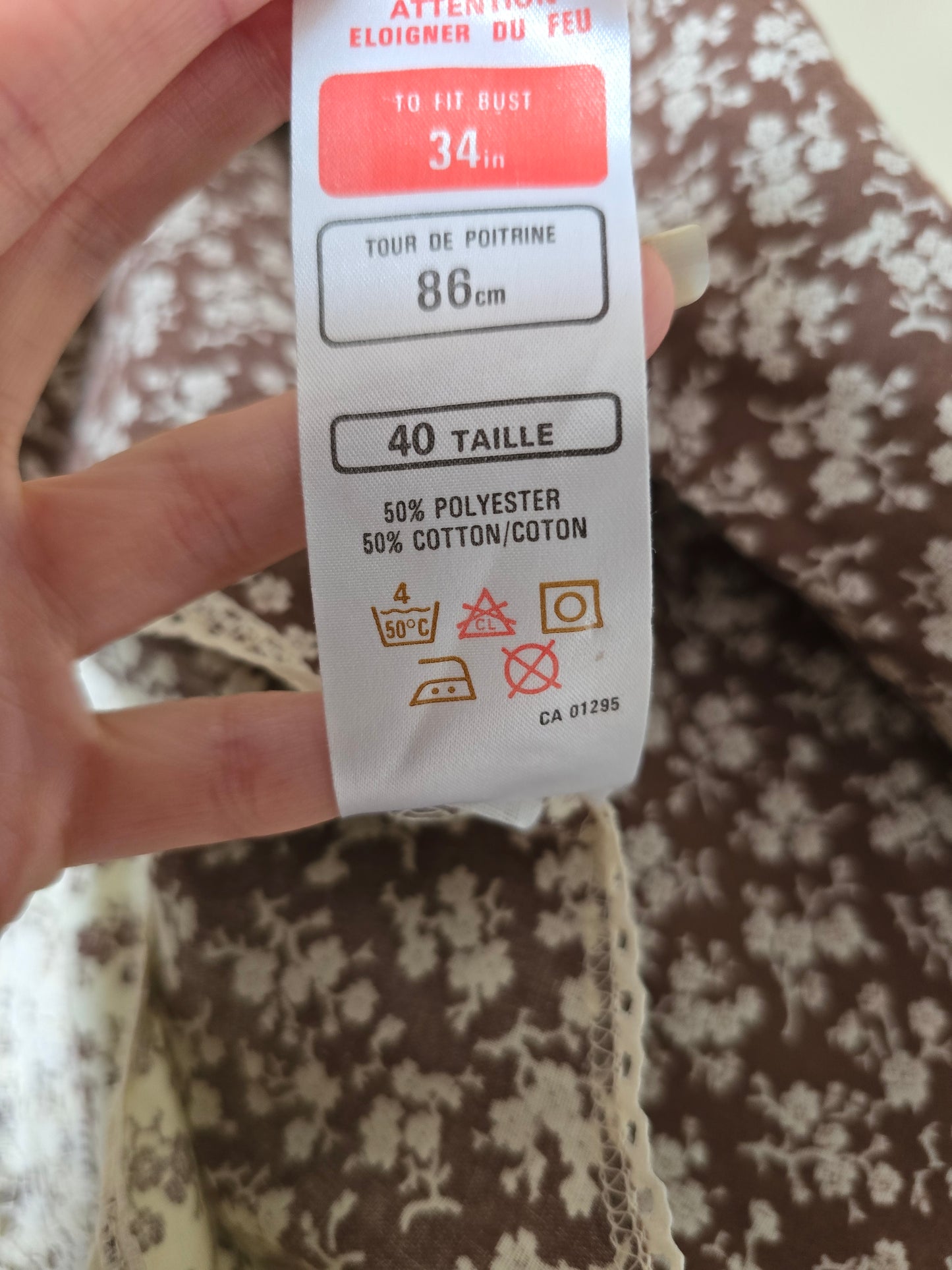 Vintage floral dress