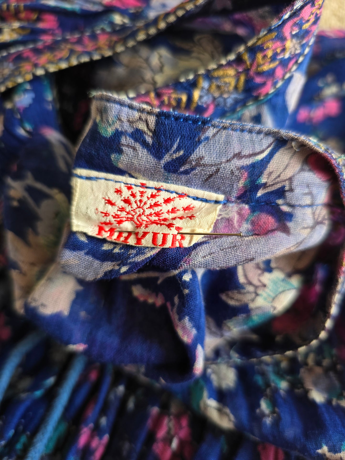 Vintage Mayur Indian dress