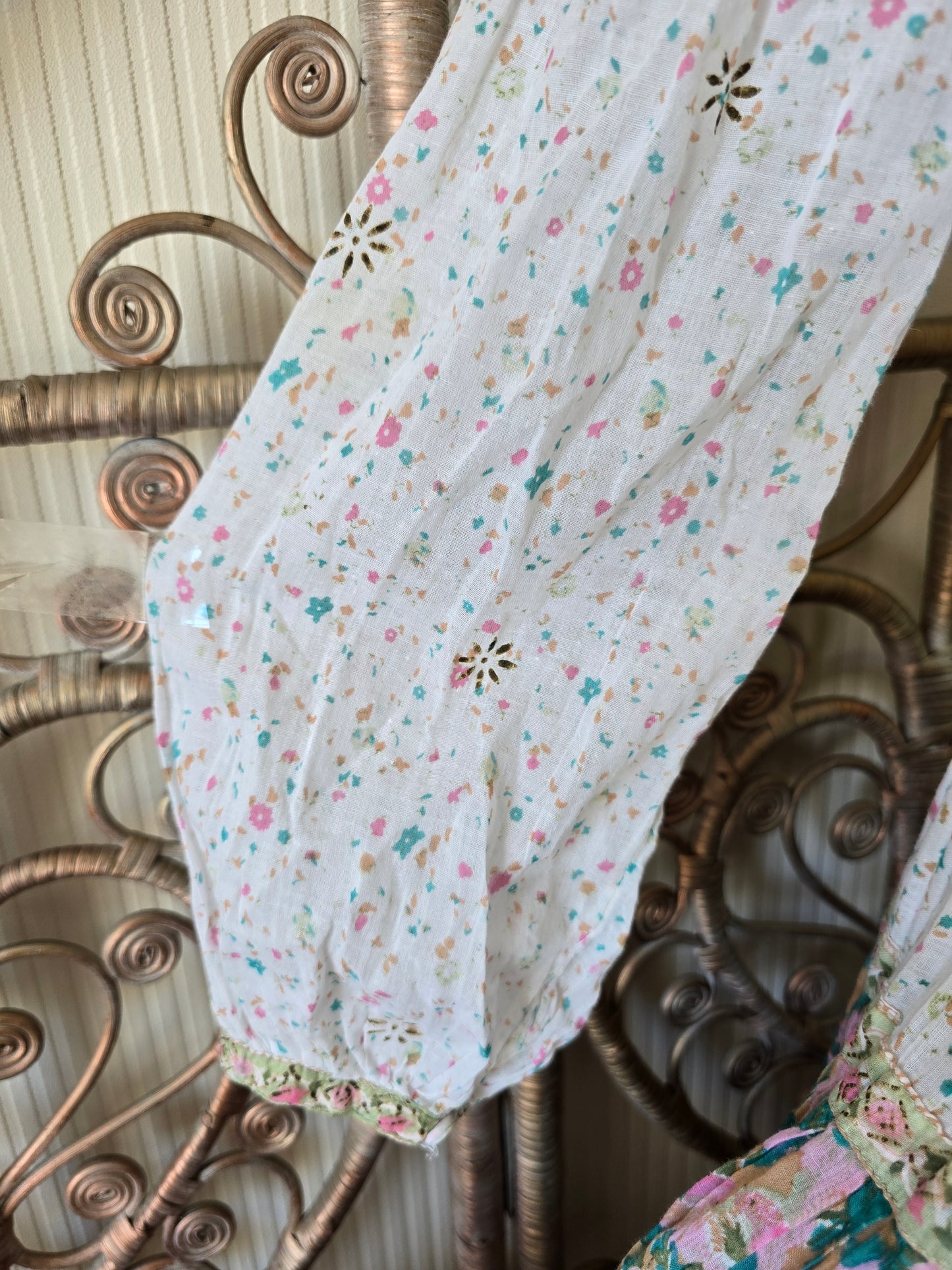 Vintage Peacock Indian dress