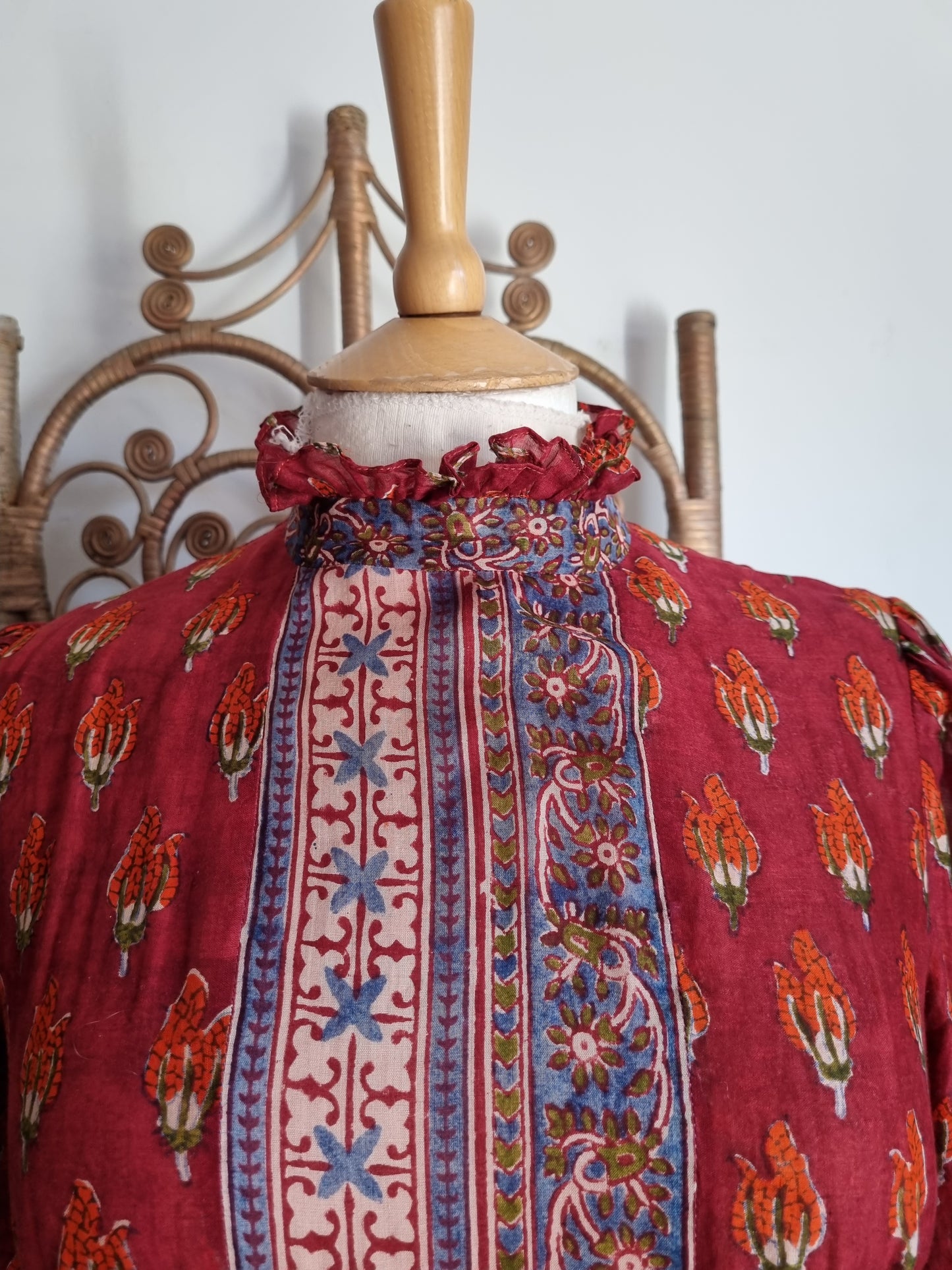 Vintage Indian 70s maxi dress