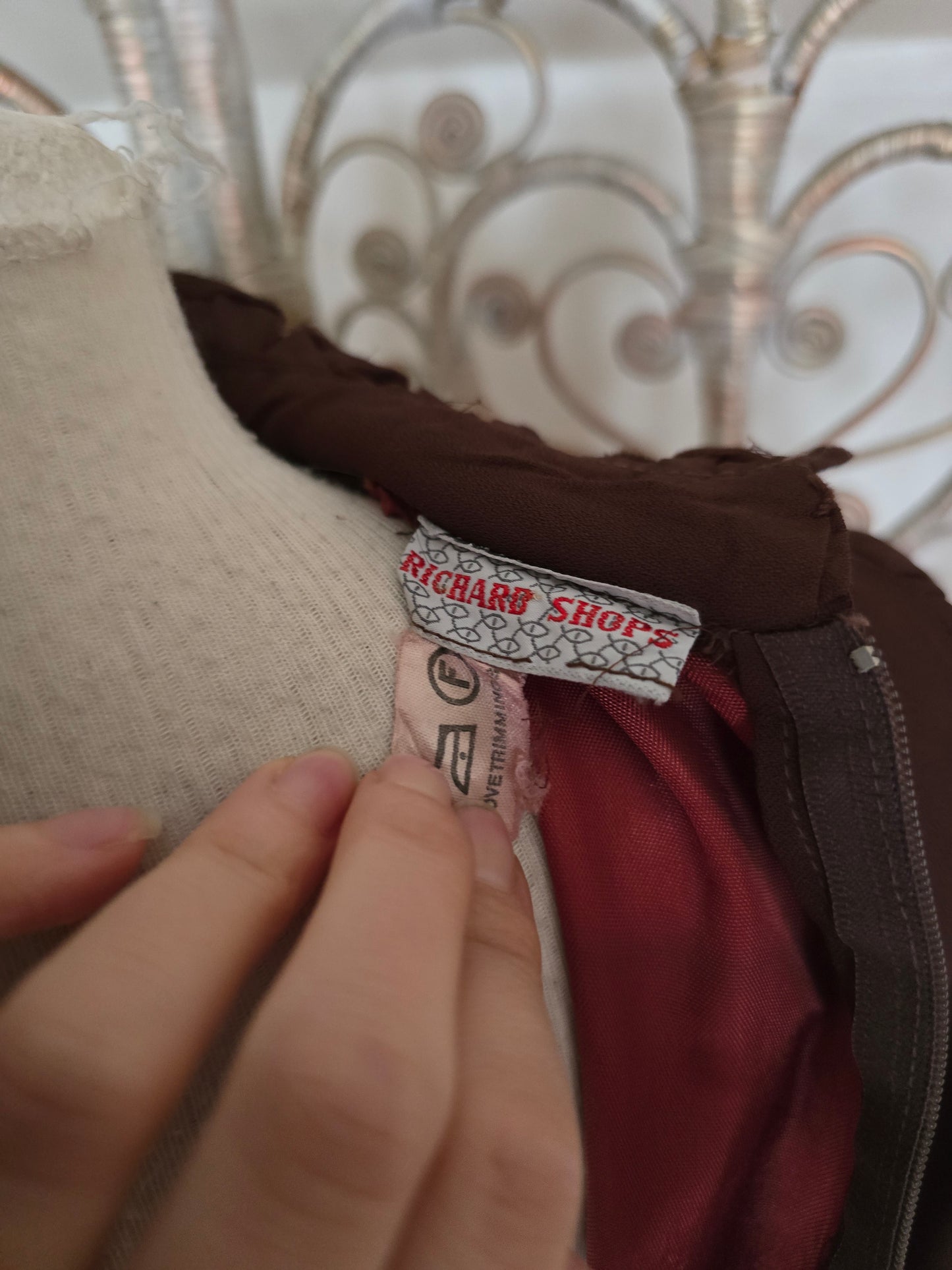 Vintage Richard shops maxi dress