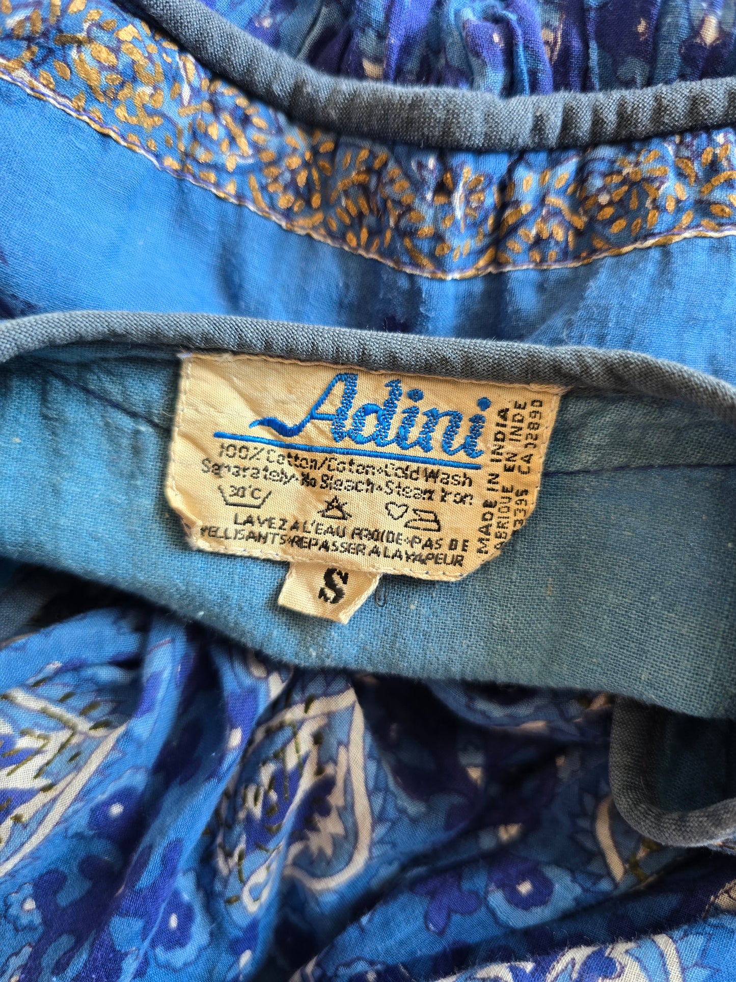 Vintage Adini Indian dress