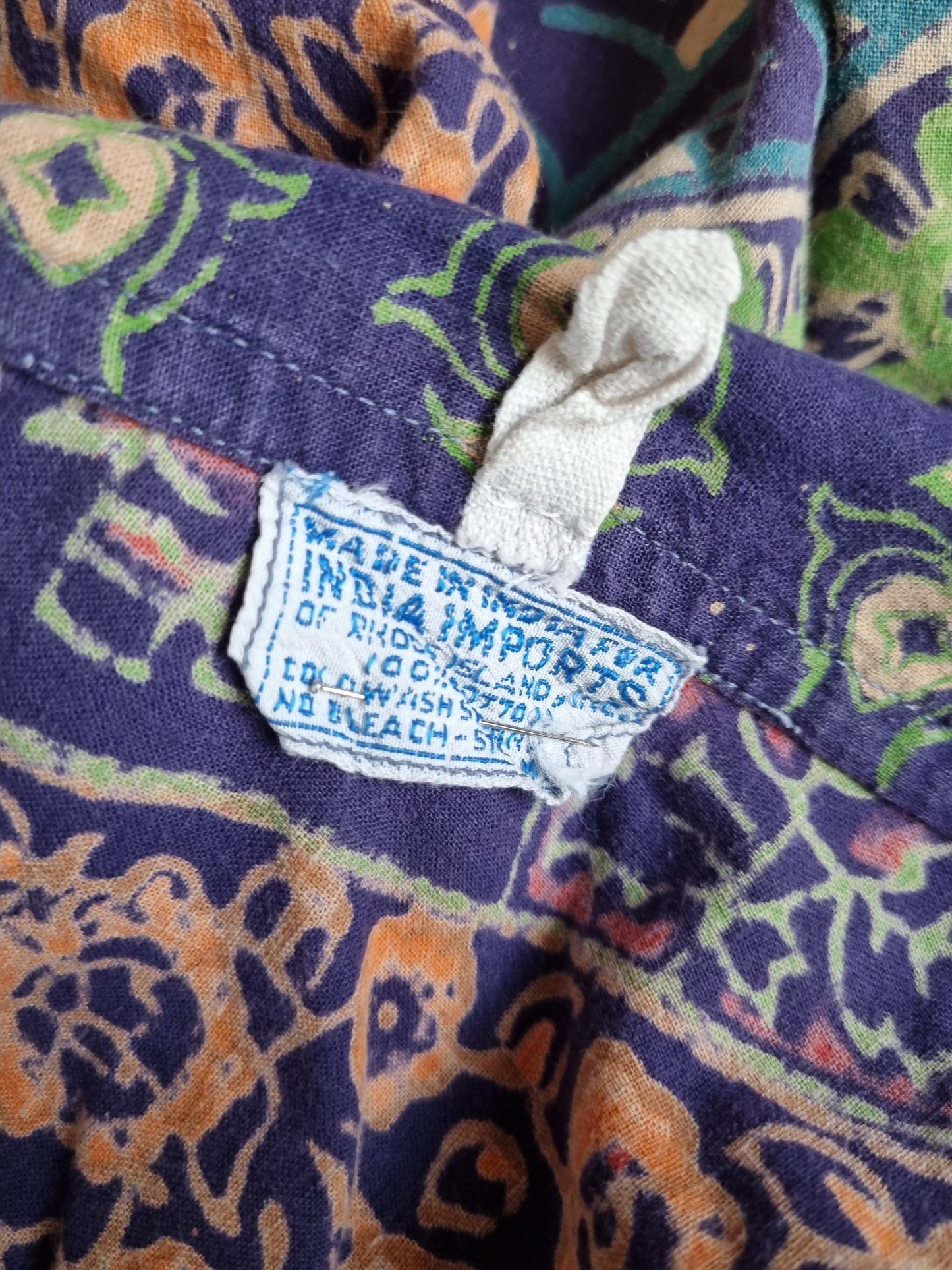 Vintage india Imports of Rhode Islands Indian maxi skirt