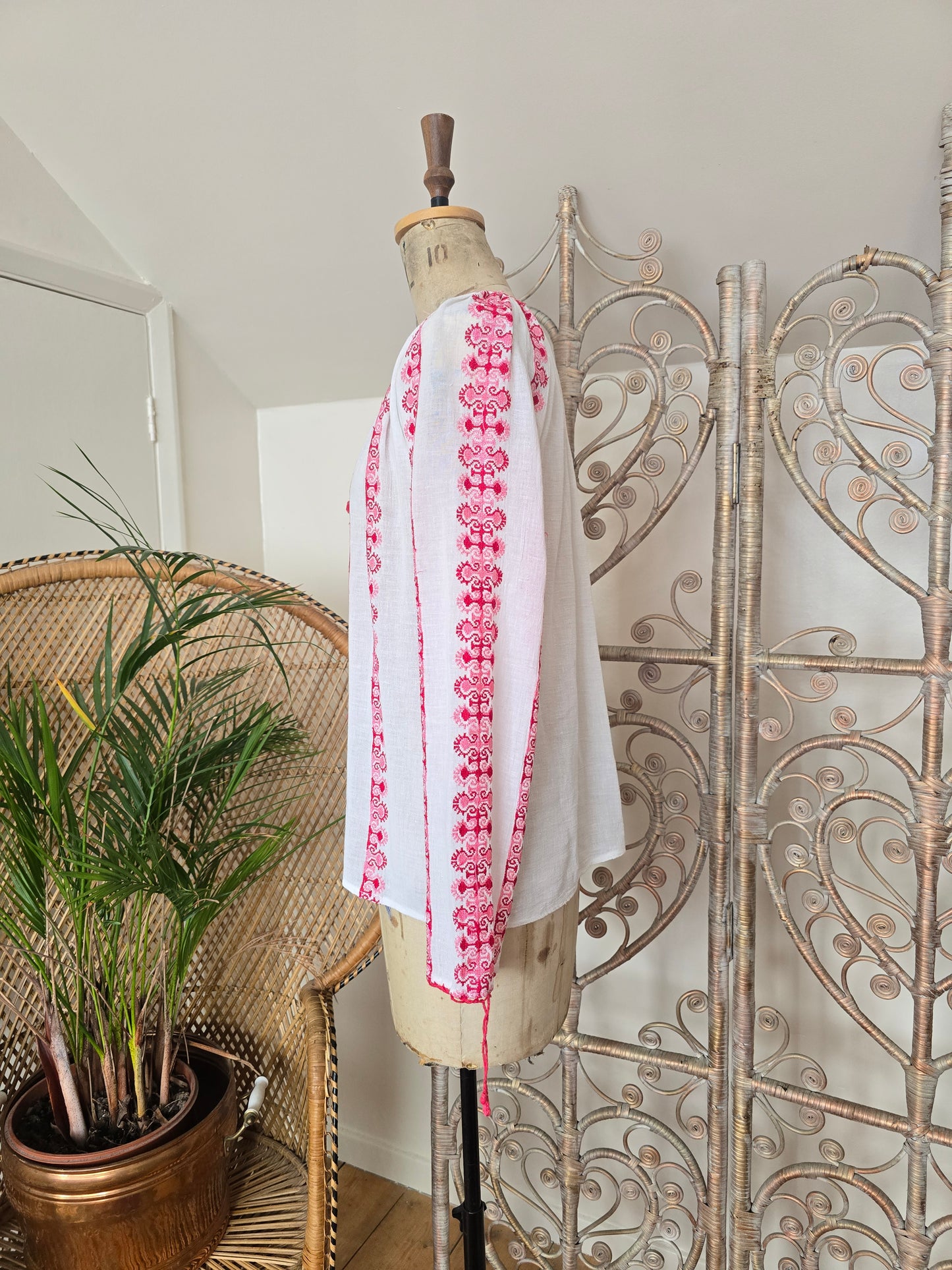 Vintage embroidered blouse