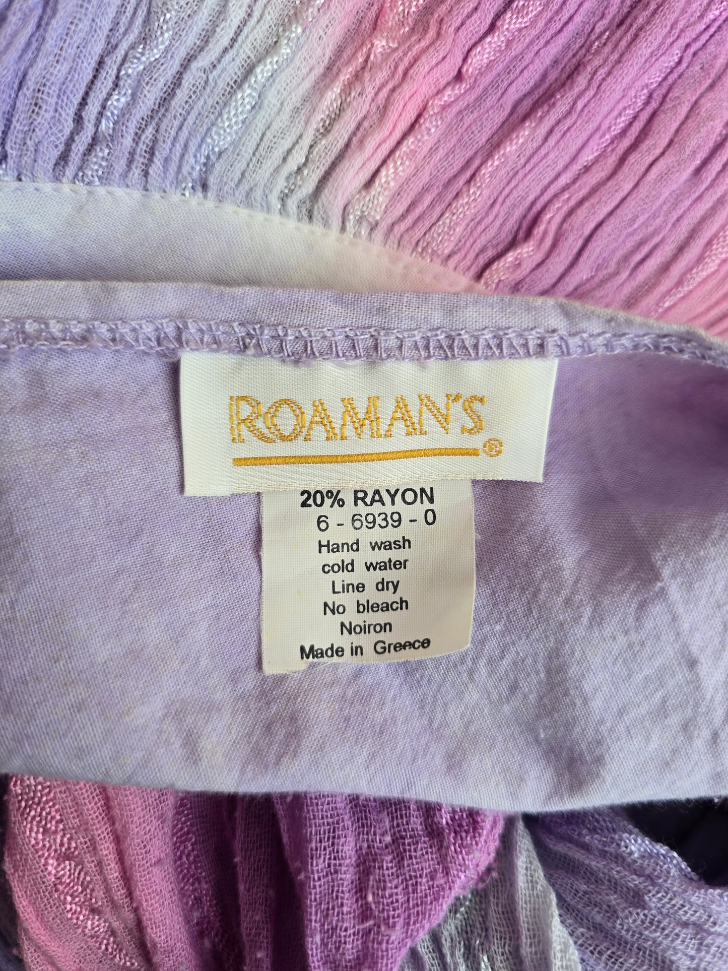 Vintage greek smock dress
