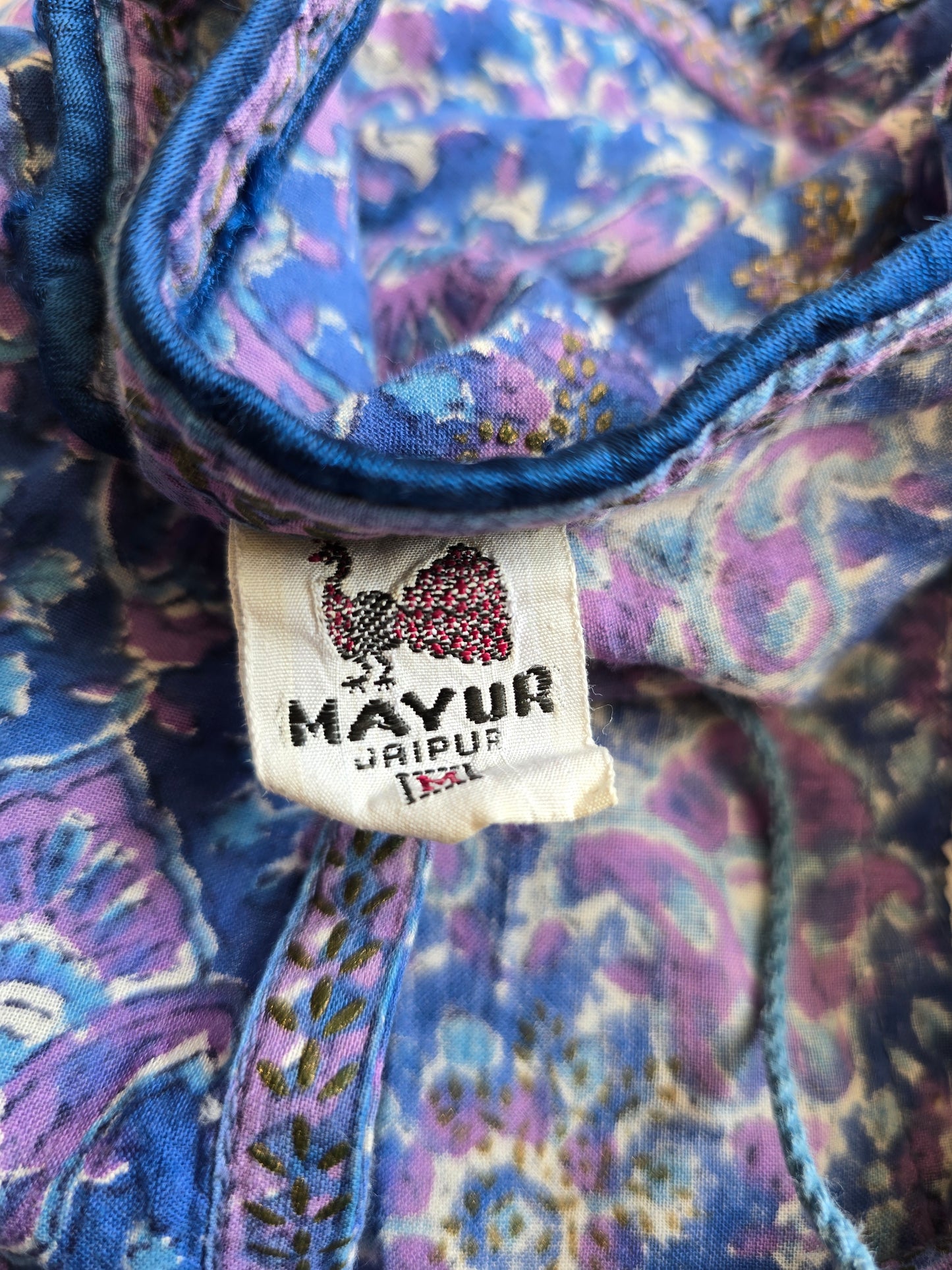 Vintage Mayur Indian dress