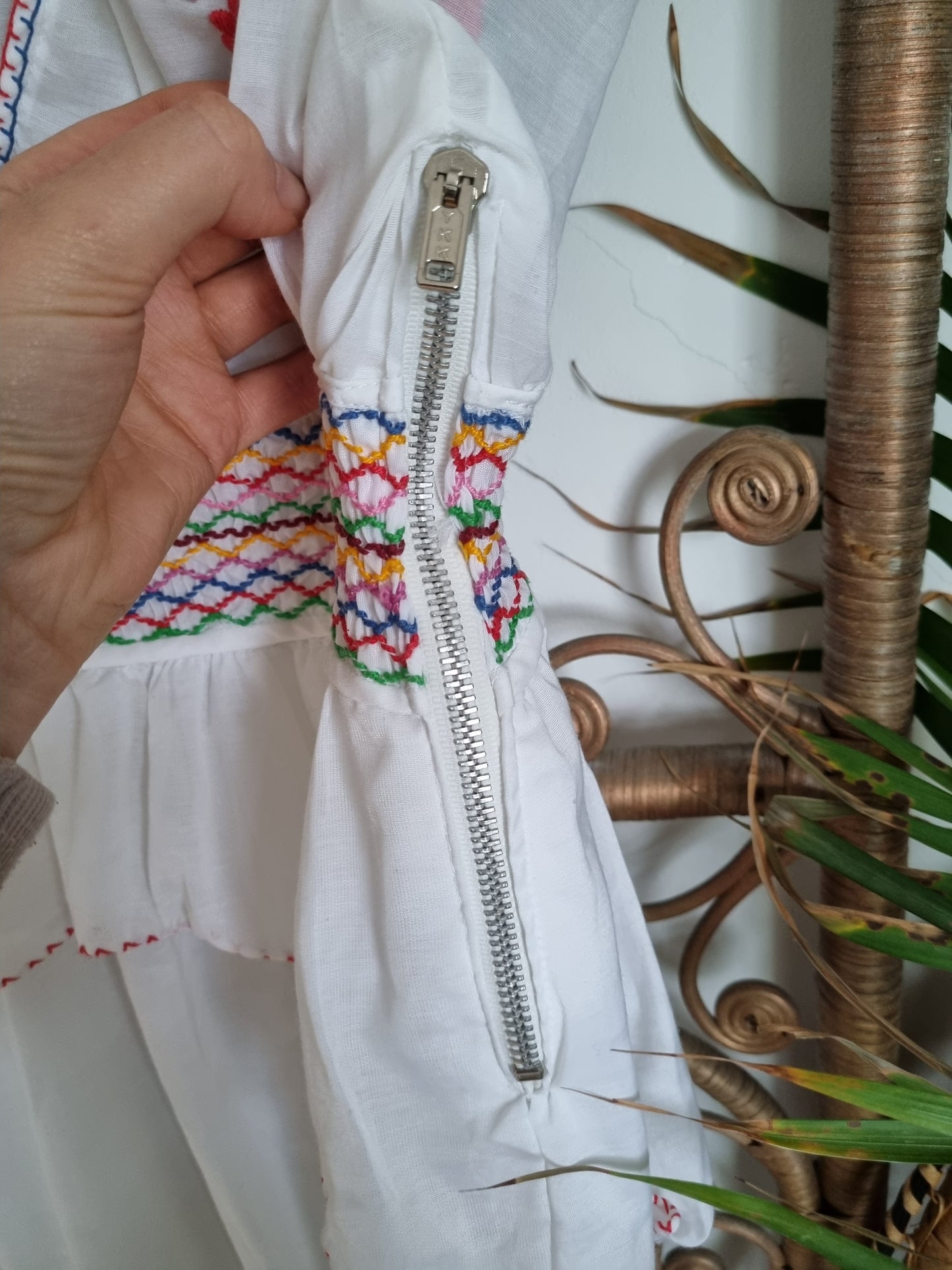 Vintage embroidered dress