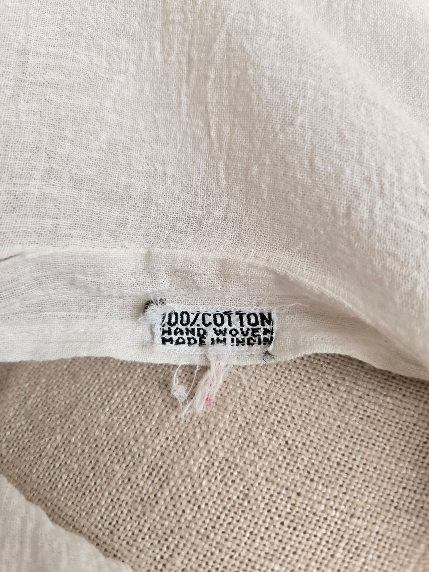 Vintage cheesecloth cotton blouse