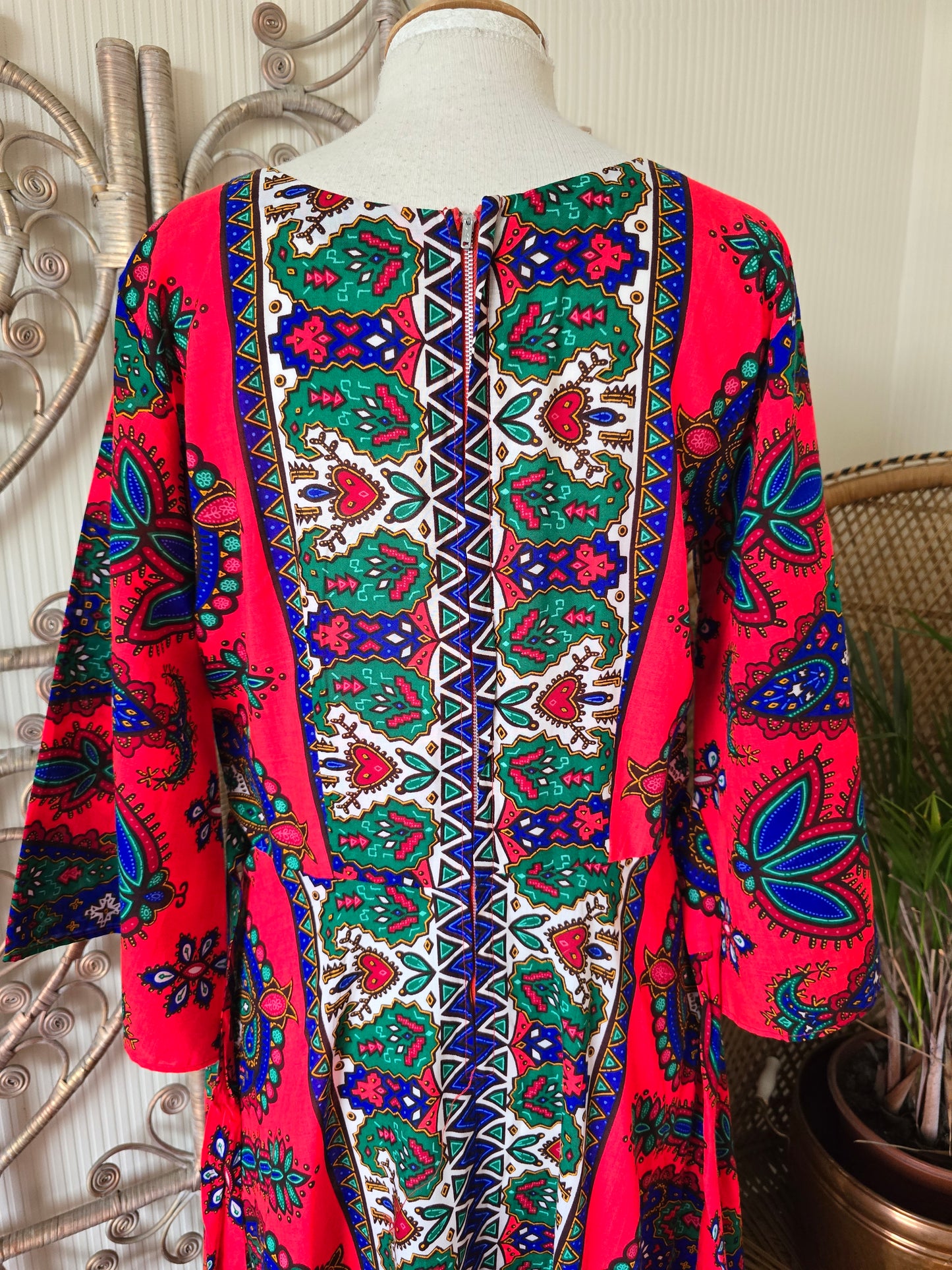 Vintage Dashiki maxi dress