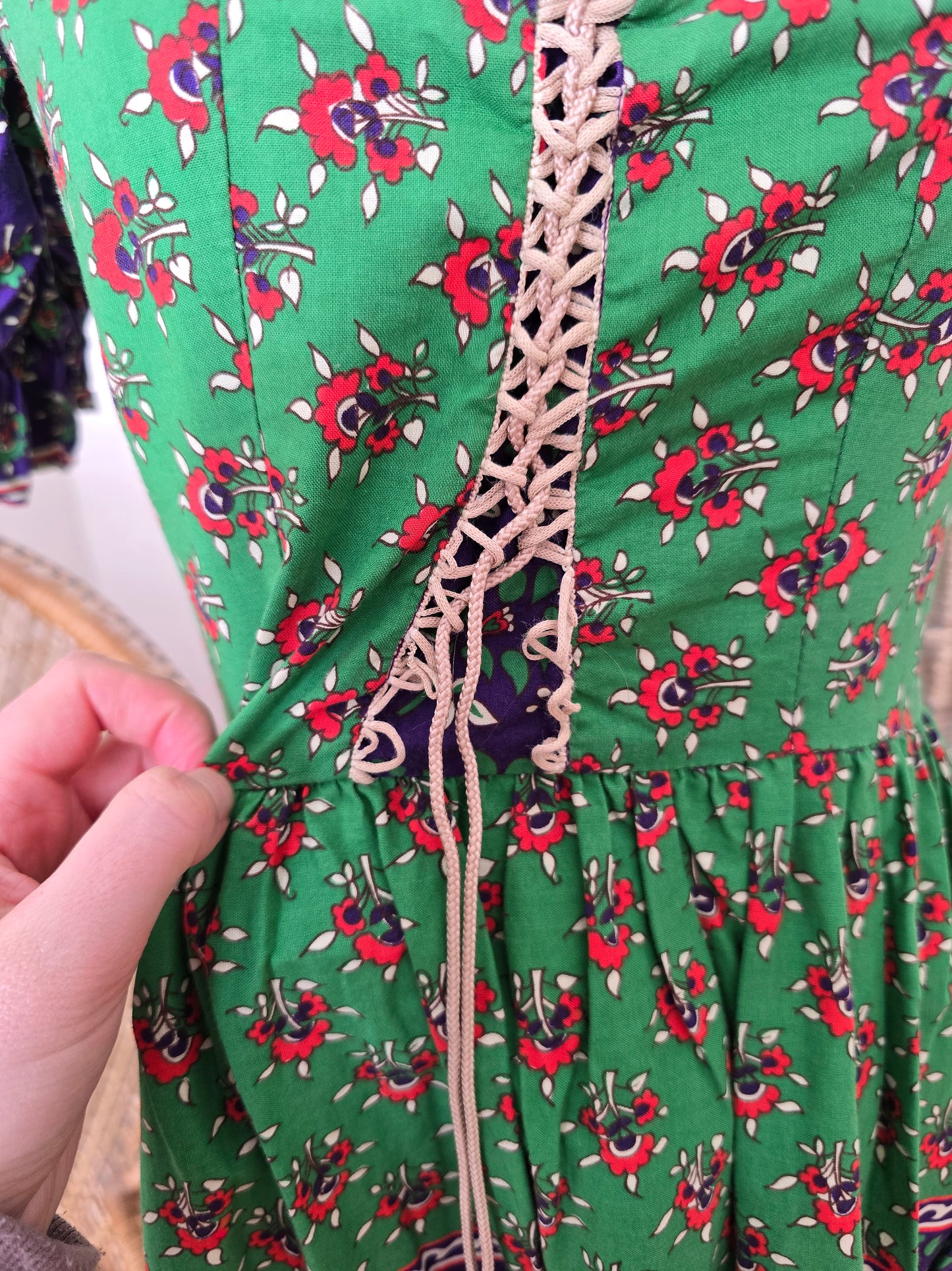 Vintage 70s Samuel Sherman maxi dress