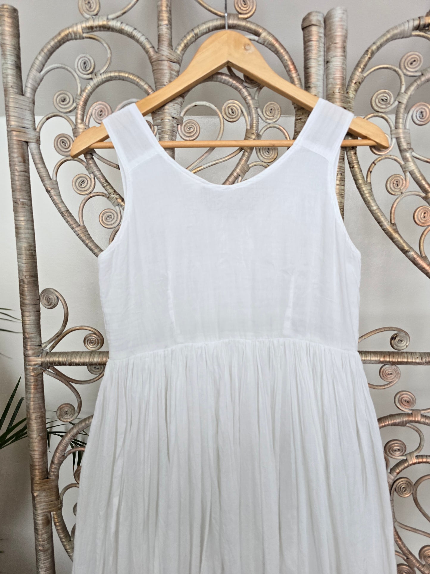Vintage embroidered cotton dress