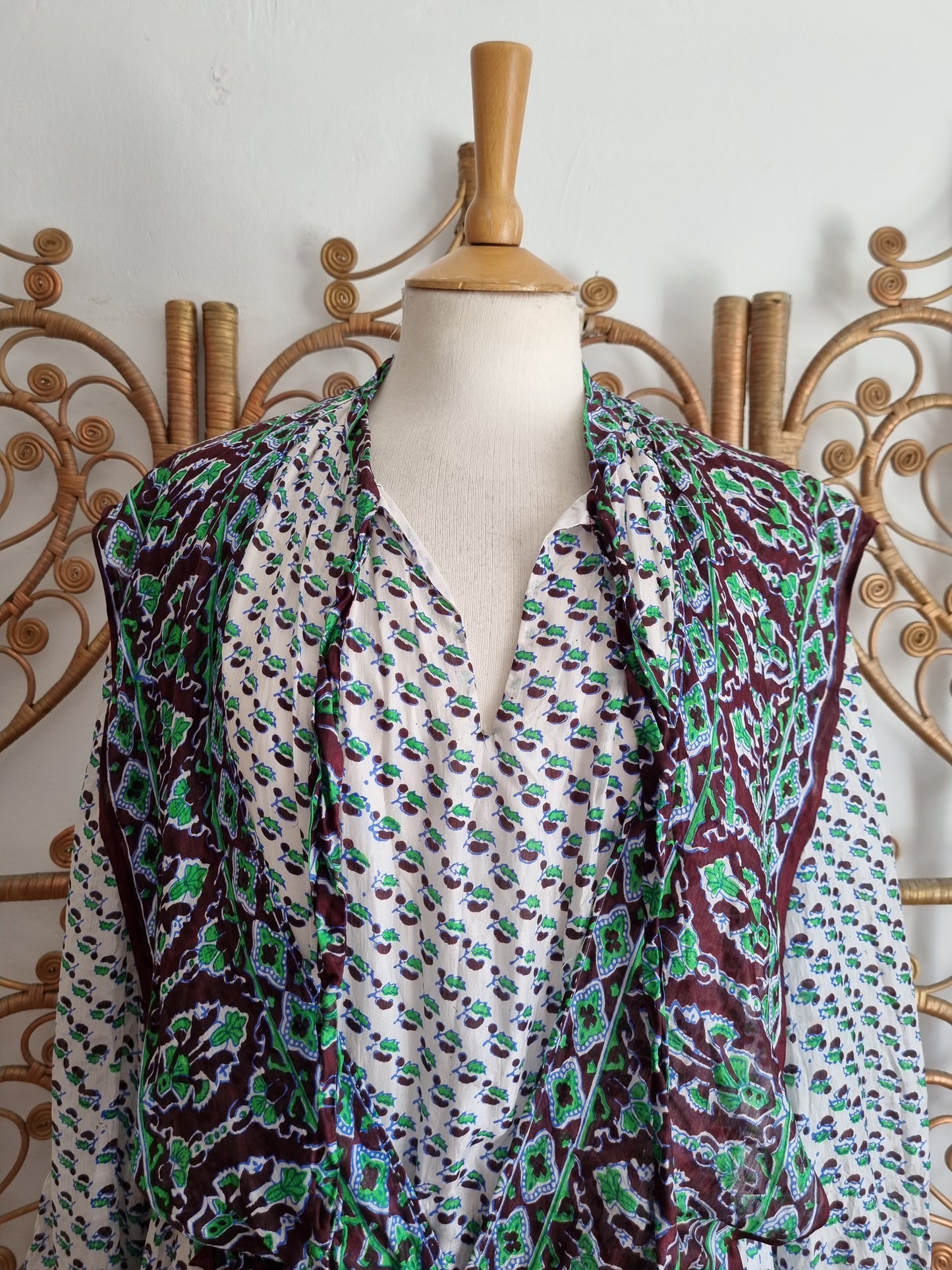 Vintage Indian silk dress