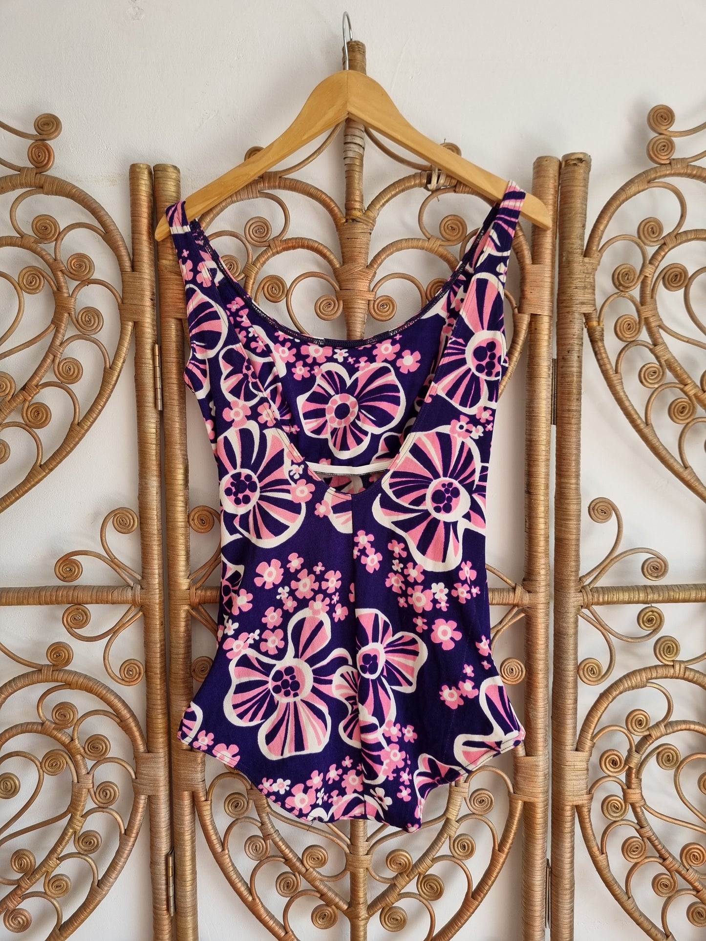 Vintage psychedelic swimsuit L