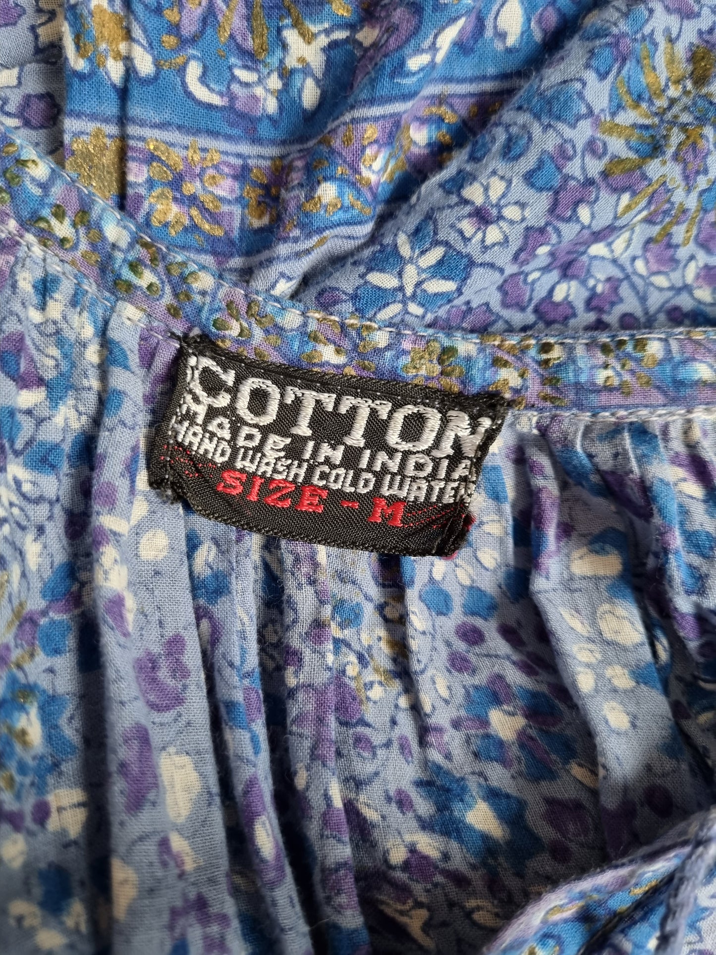 Vintage Indian cotton dress