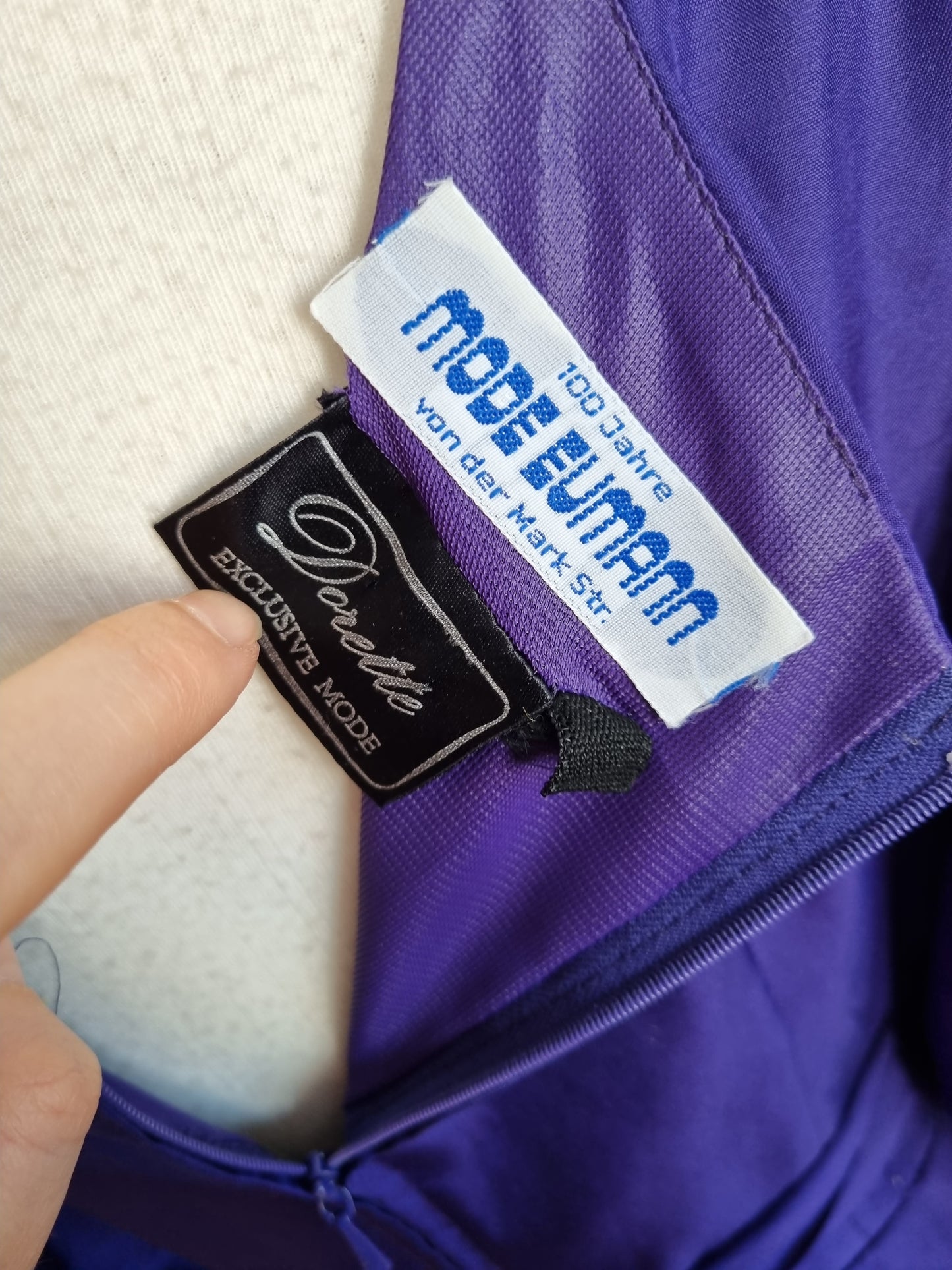 Vintage purple prairie dress