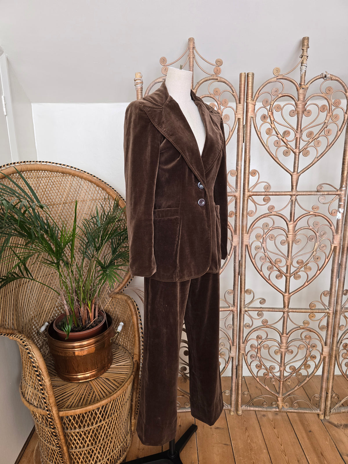 Vintage two piece suit jacket trousers