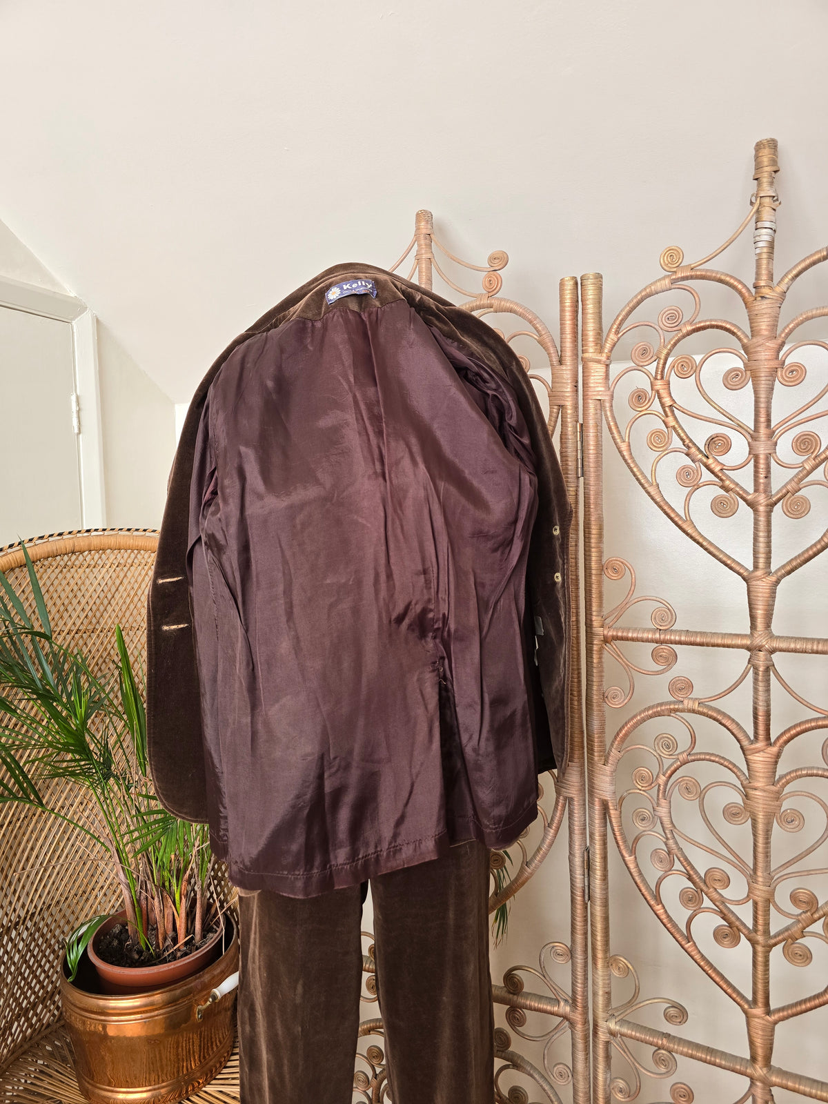 Vintage two piece suit jacket trousers