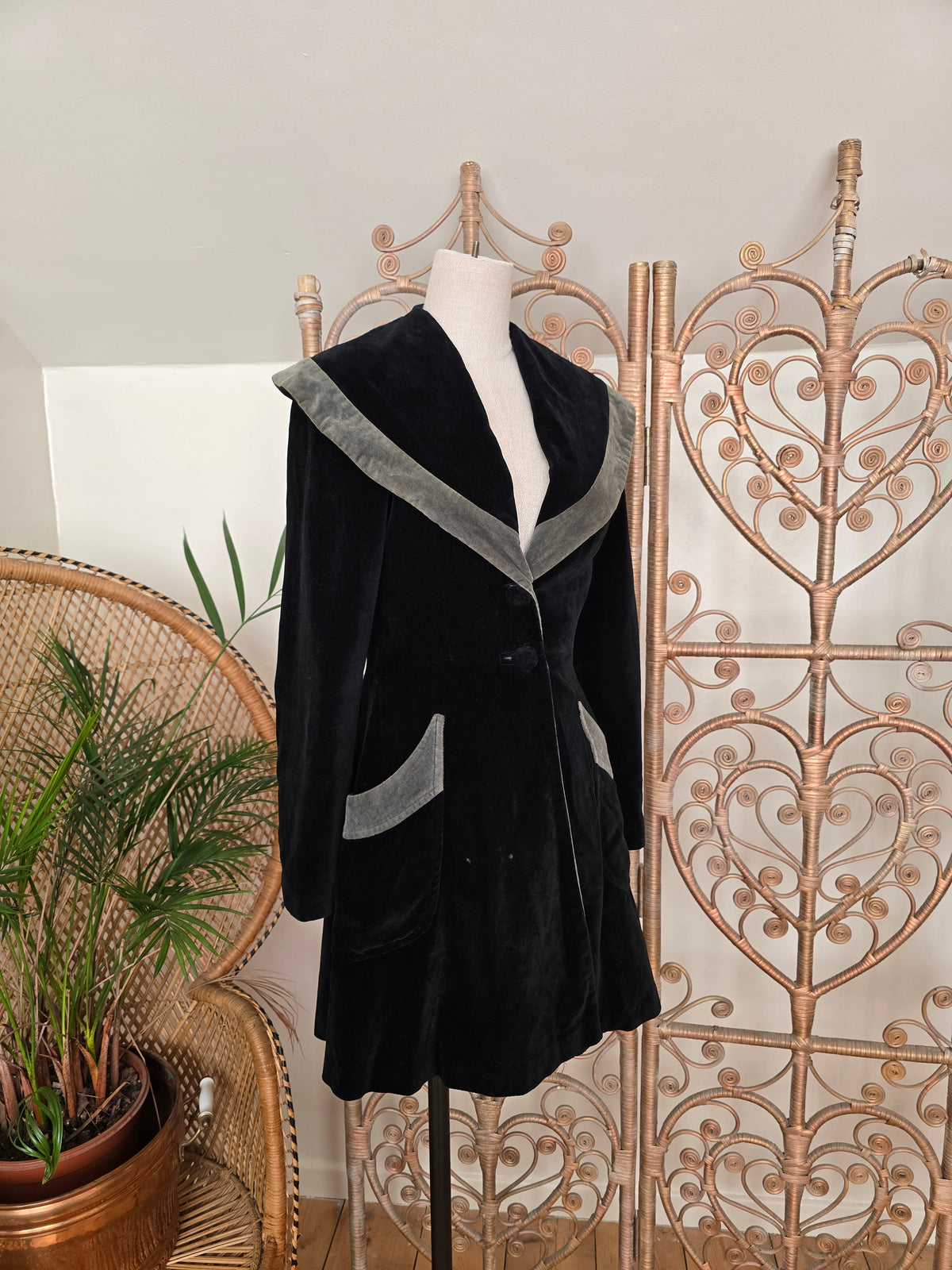 Vintage Aristos velvet jacket